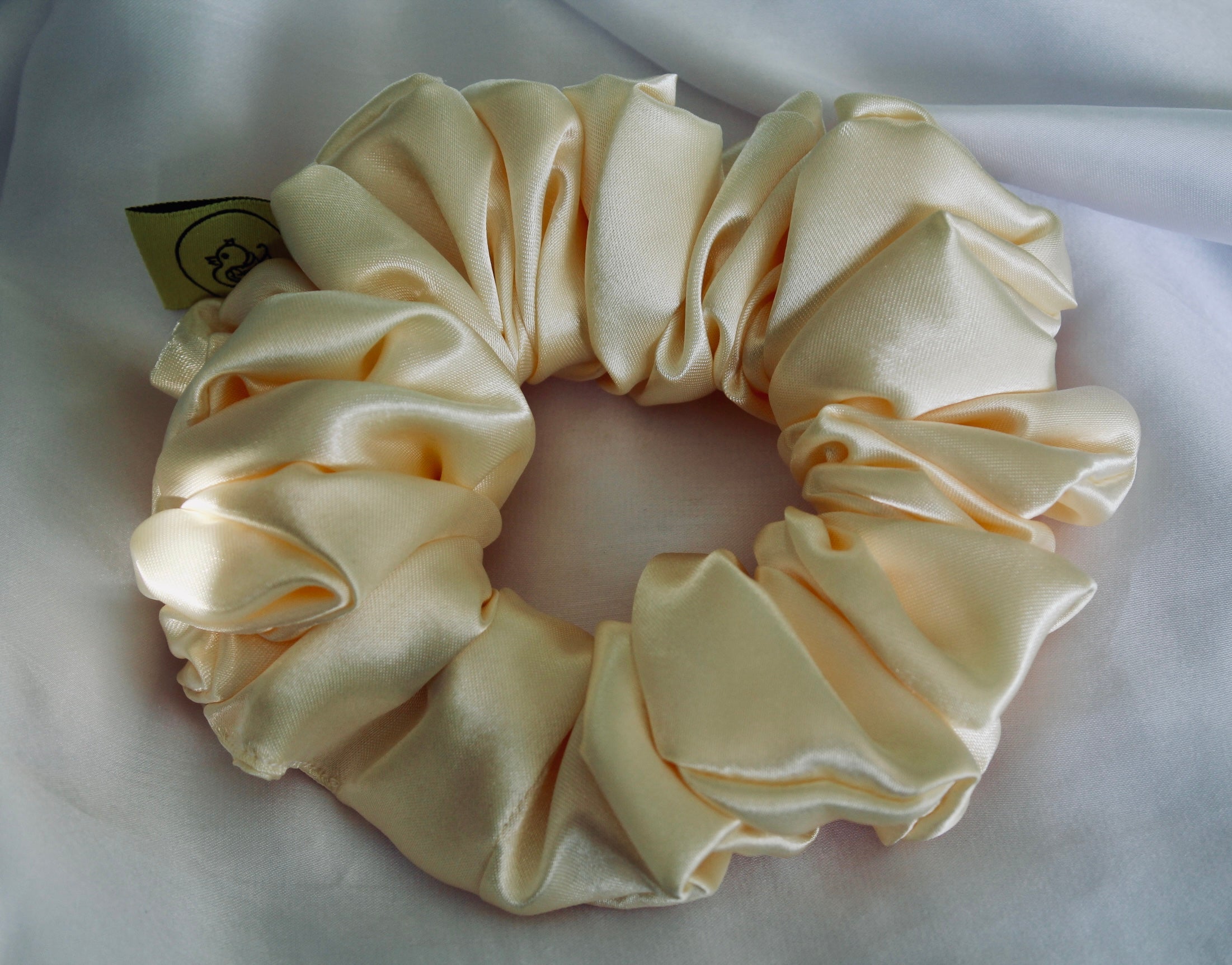 Buttermilk Large hair scrunchie