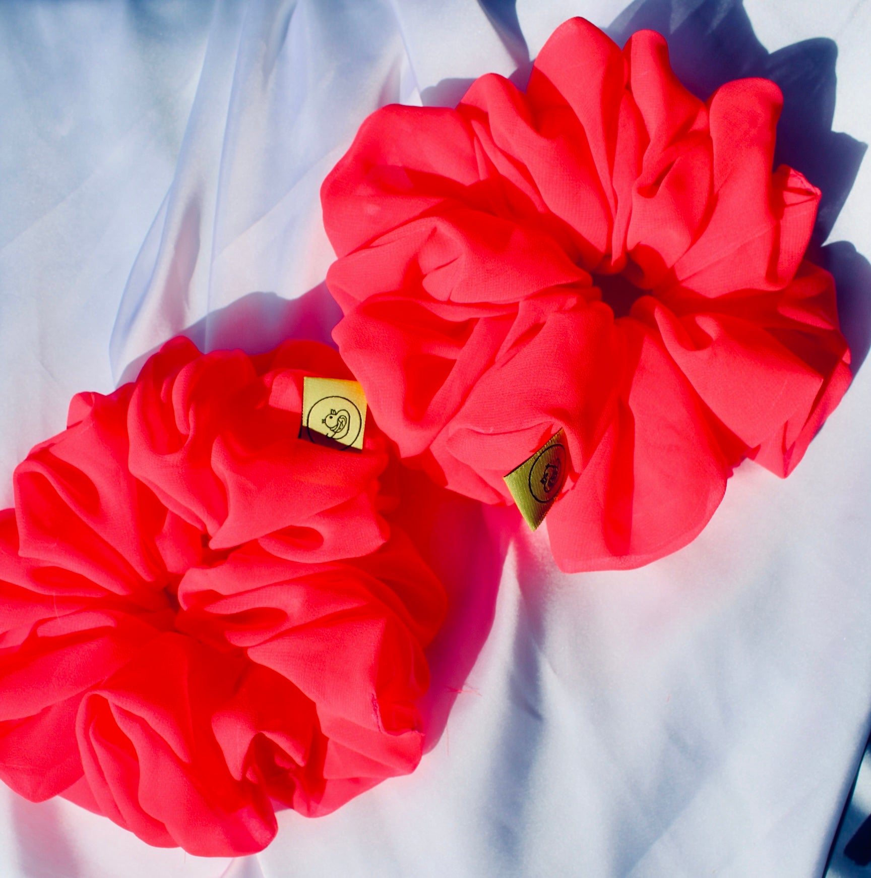 Calypso Chiffon XL hair scrunchie