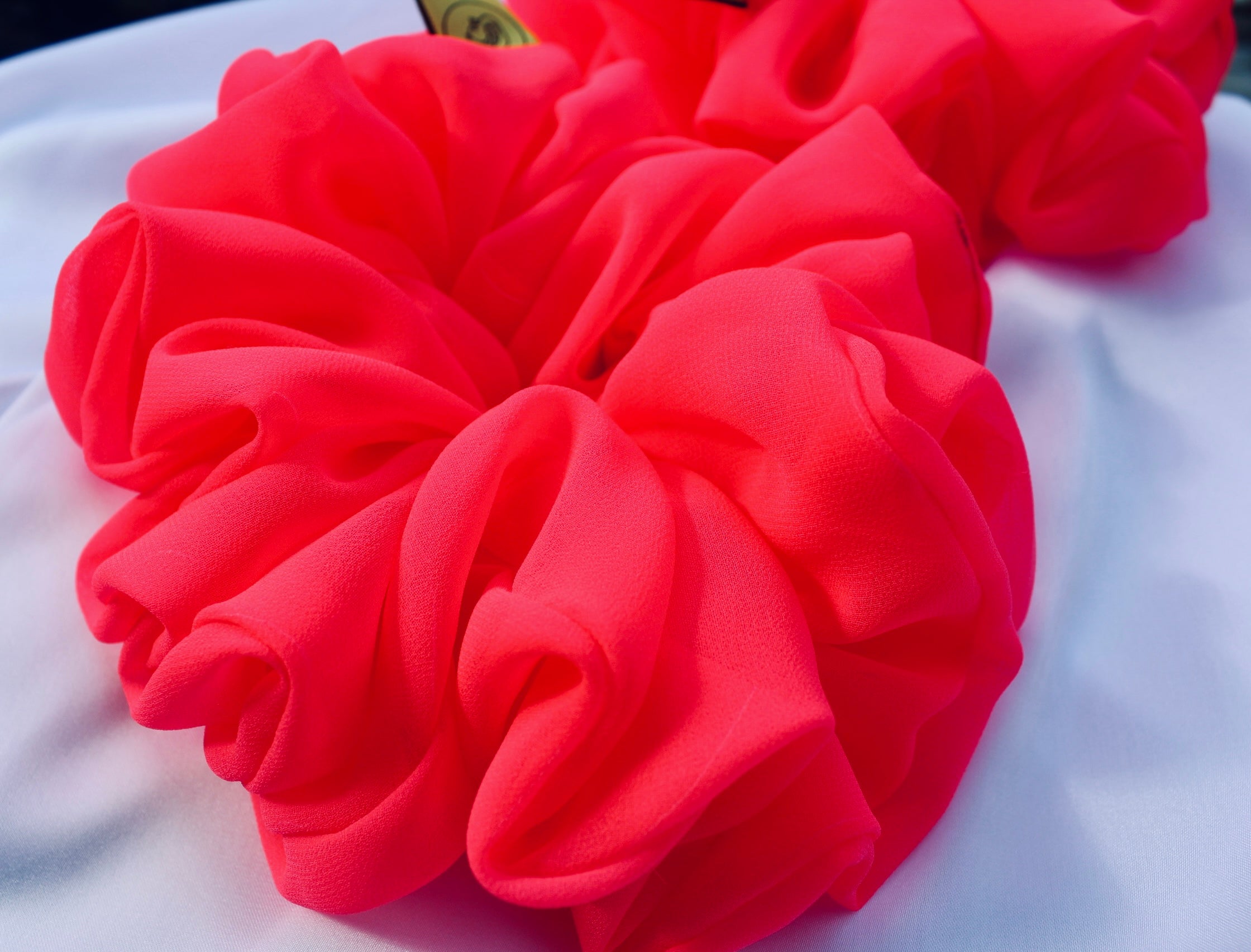 Calypso Chiffon XL hair scrunchie
