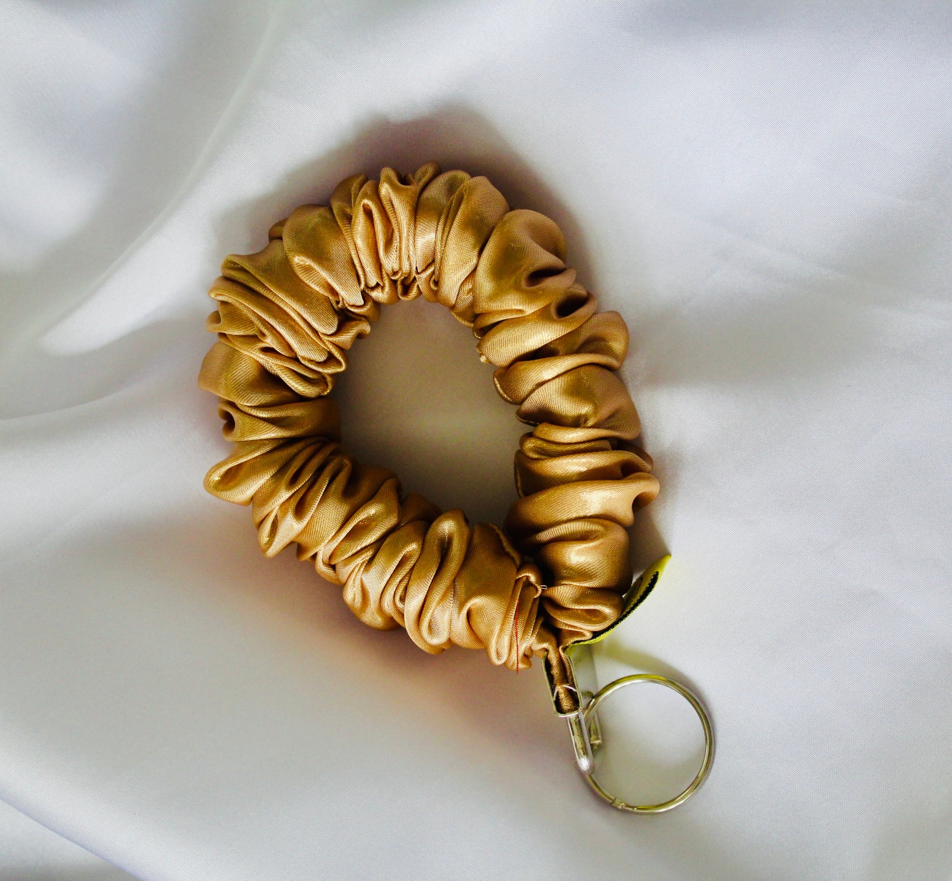 Gold Metallic Scrunkey
