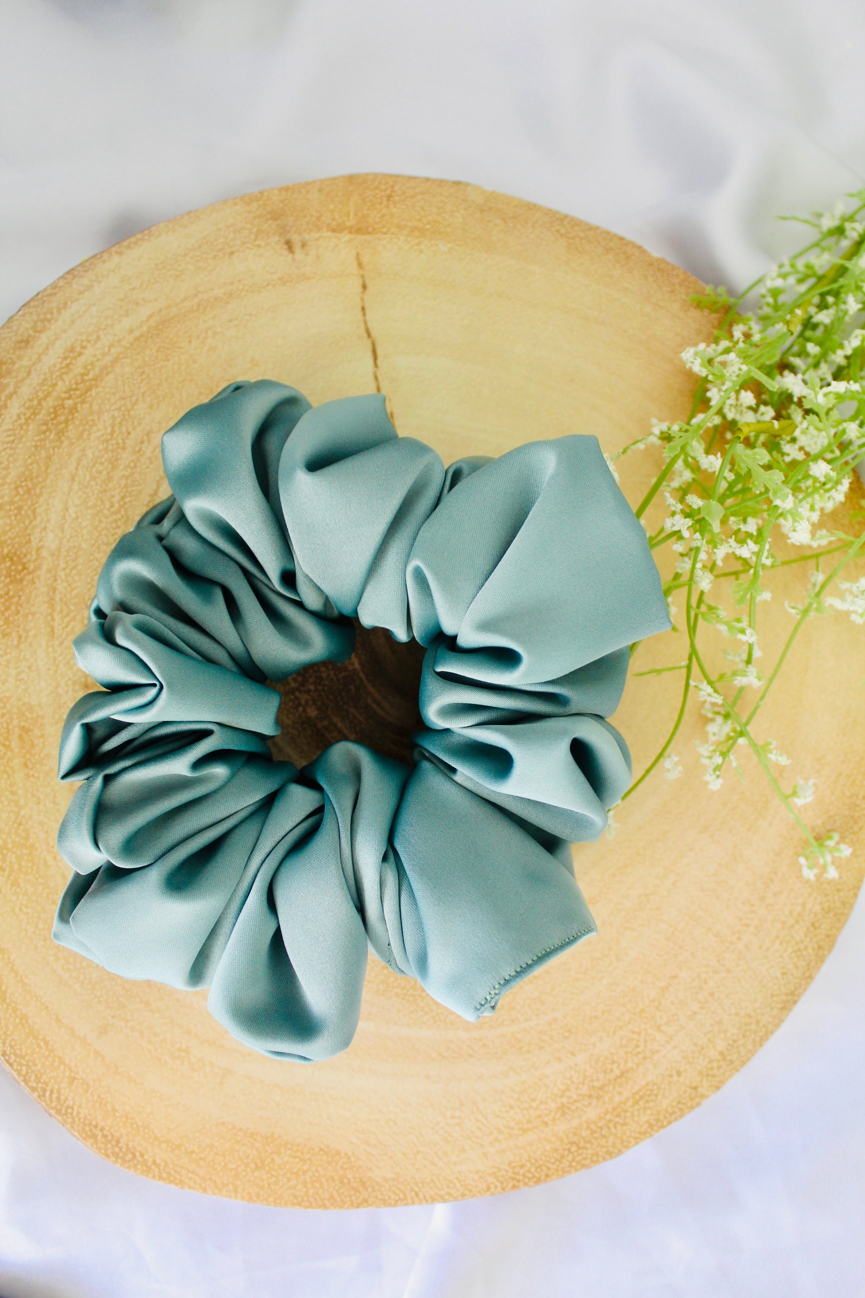 Jade XL Hair scrunchie