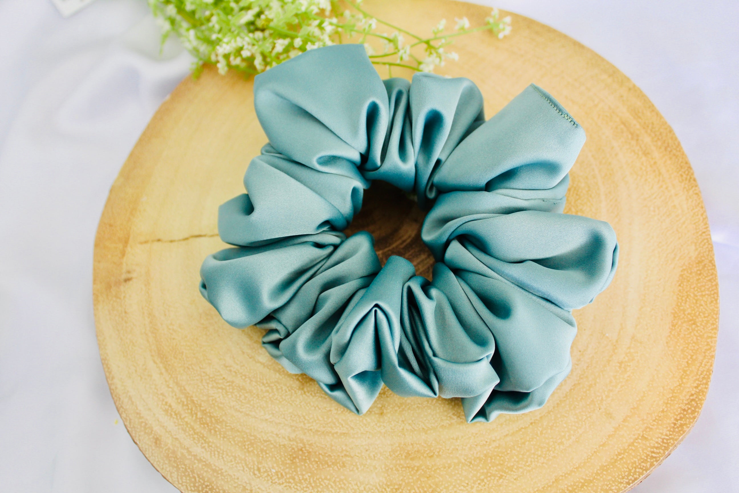 Jade XL Hair scrunchie