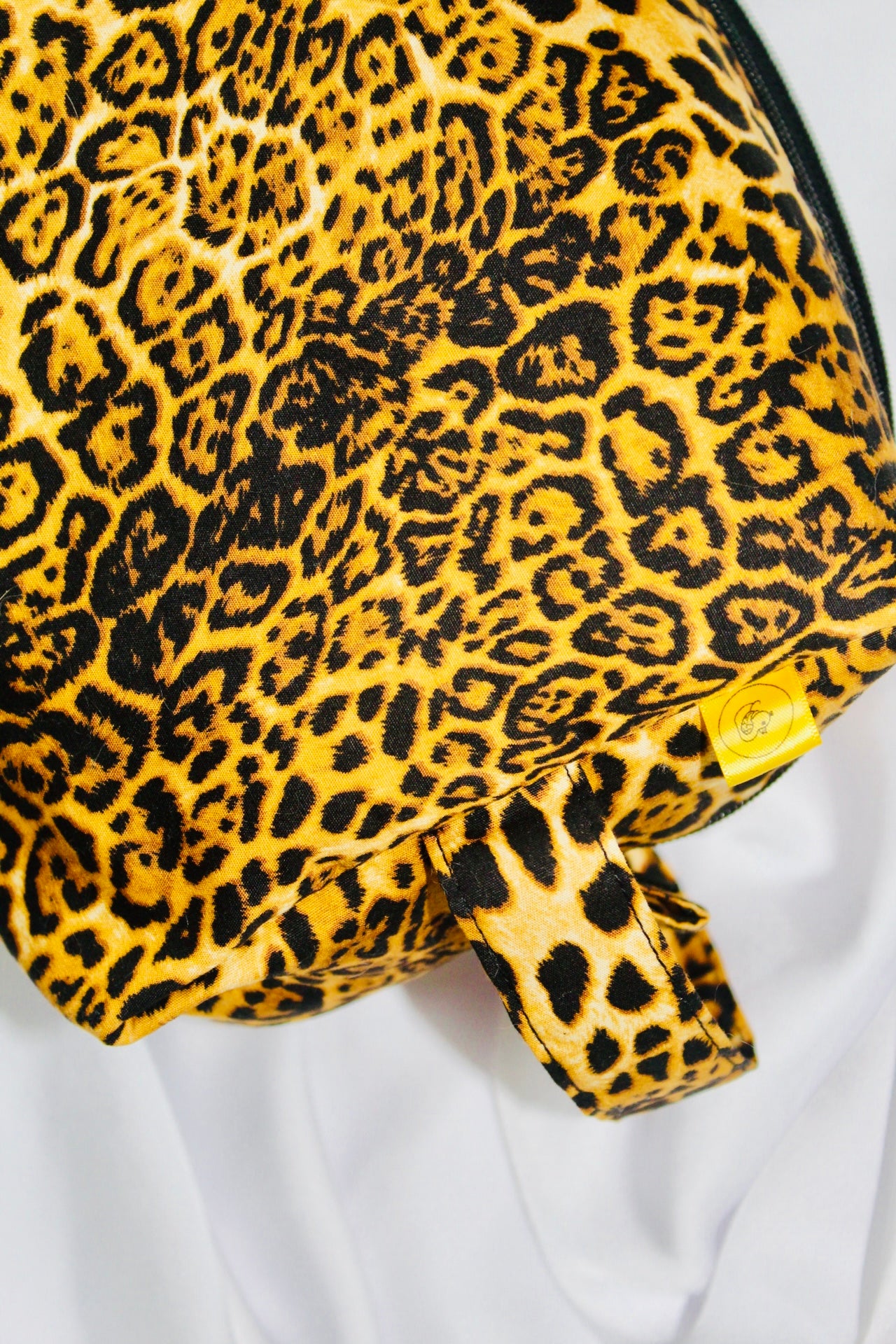 Leopard Print Box cosmetic makeup bag Large