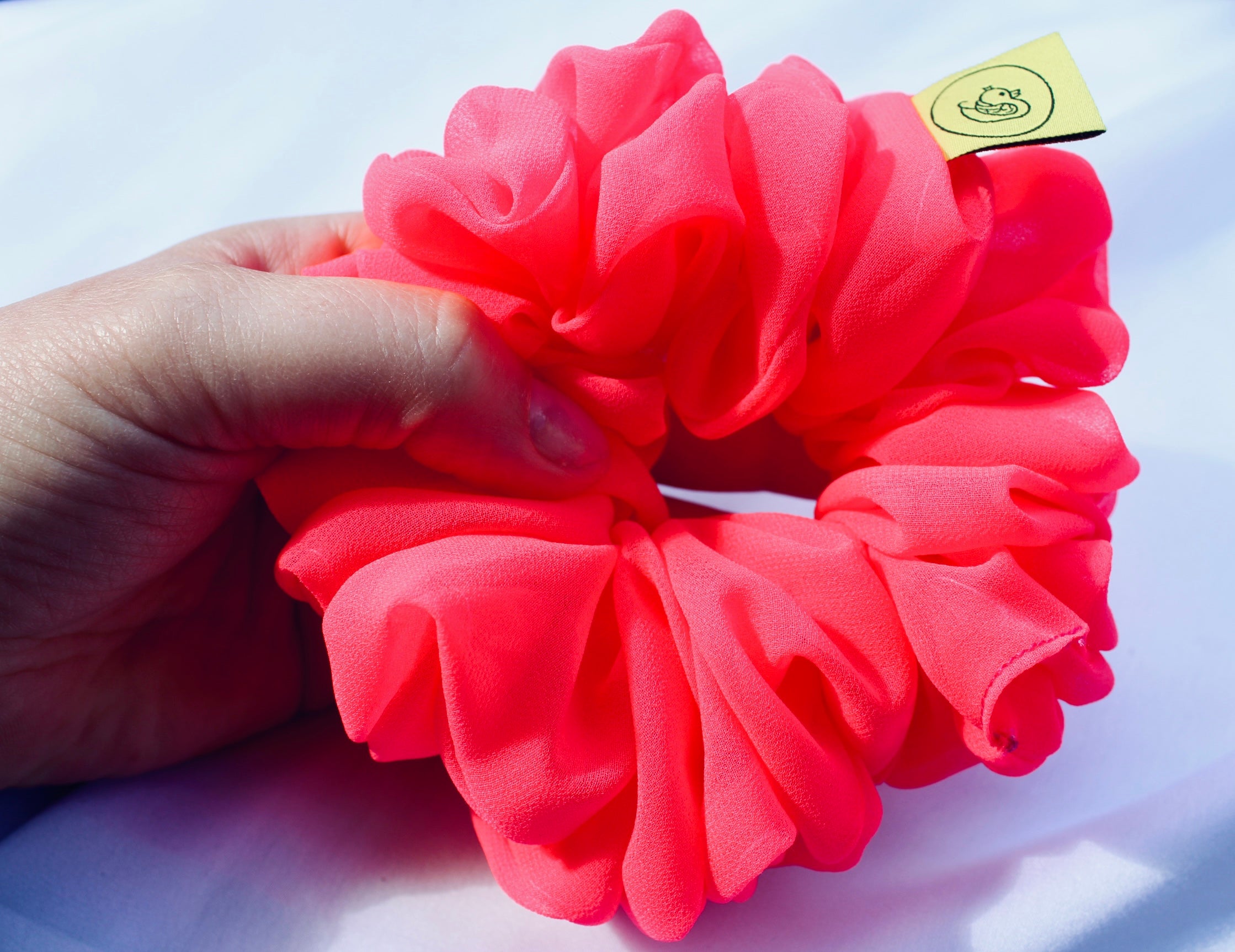 Calypso Chiffon Large hair scrunchie