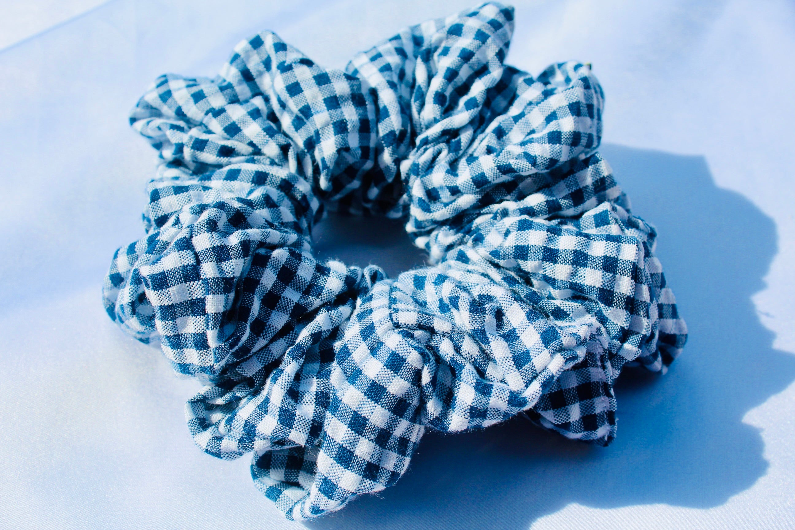Blueberry Picnic Hair Scrunchie