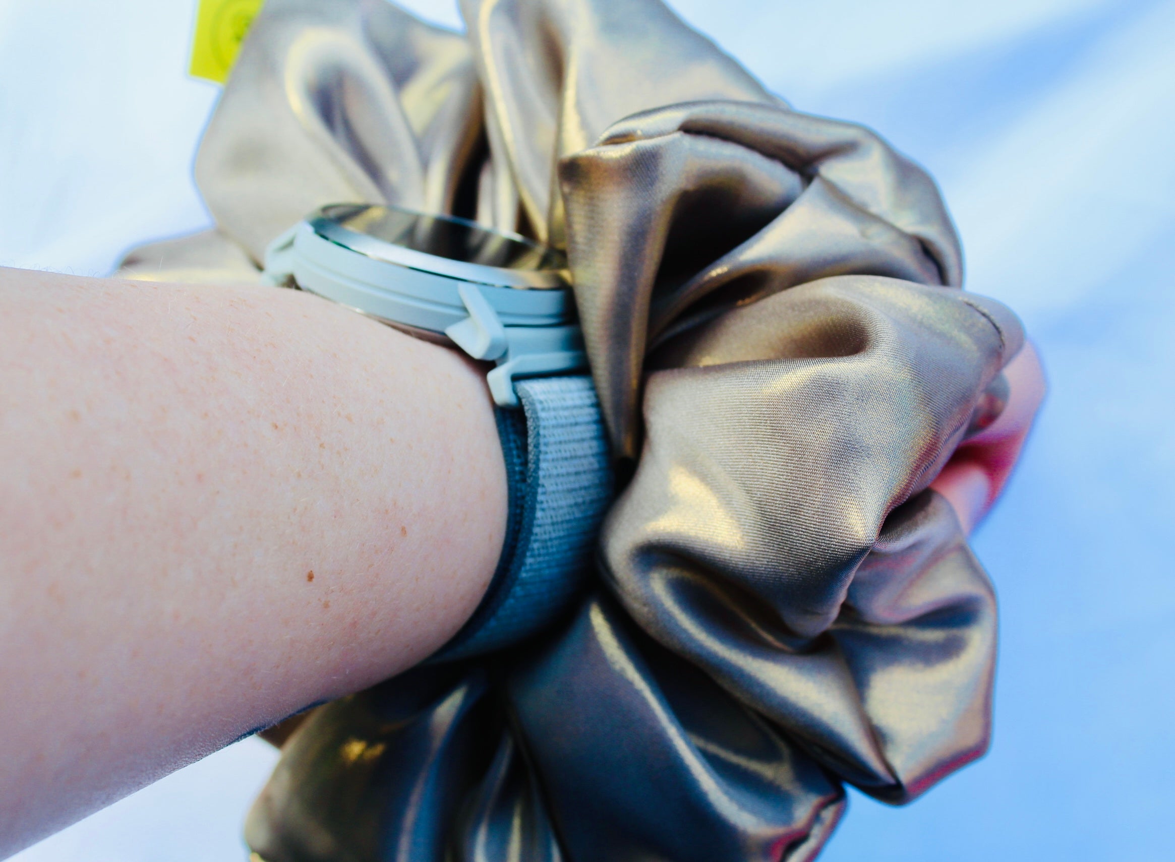 The Bronx Luxury XL Satin Hair scrunchie