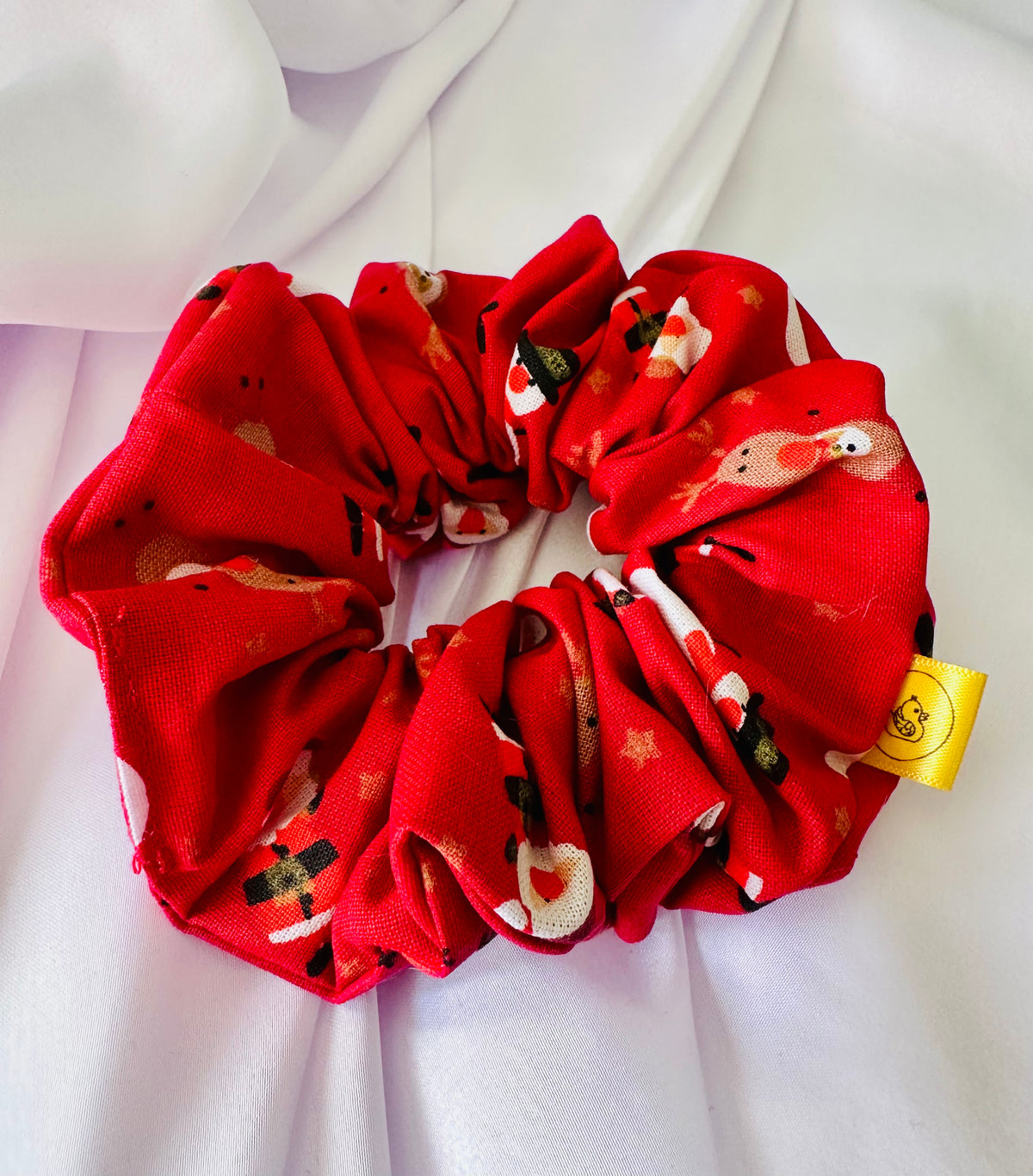 Red Christmas Hair Scrunchie