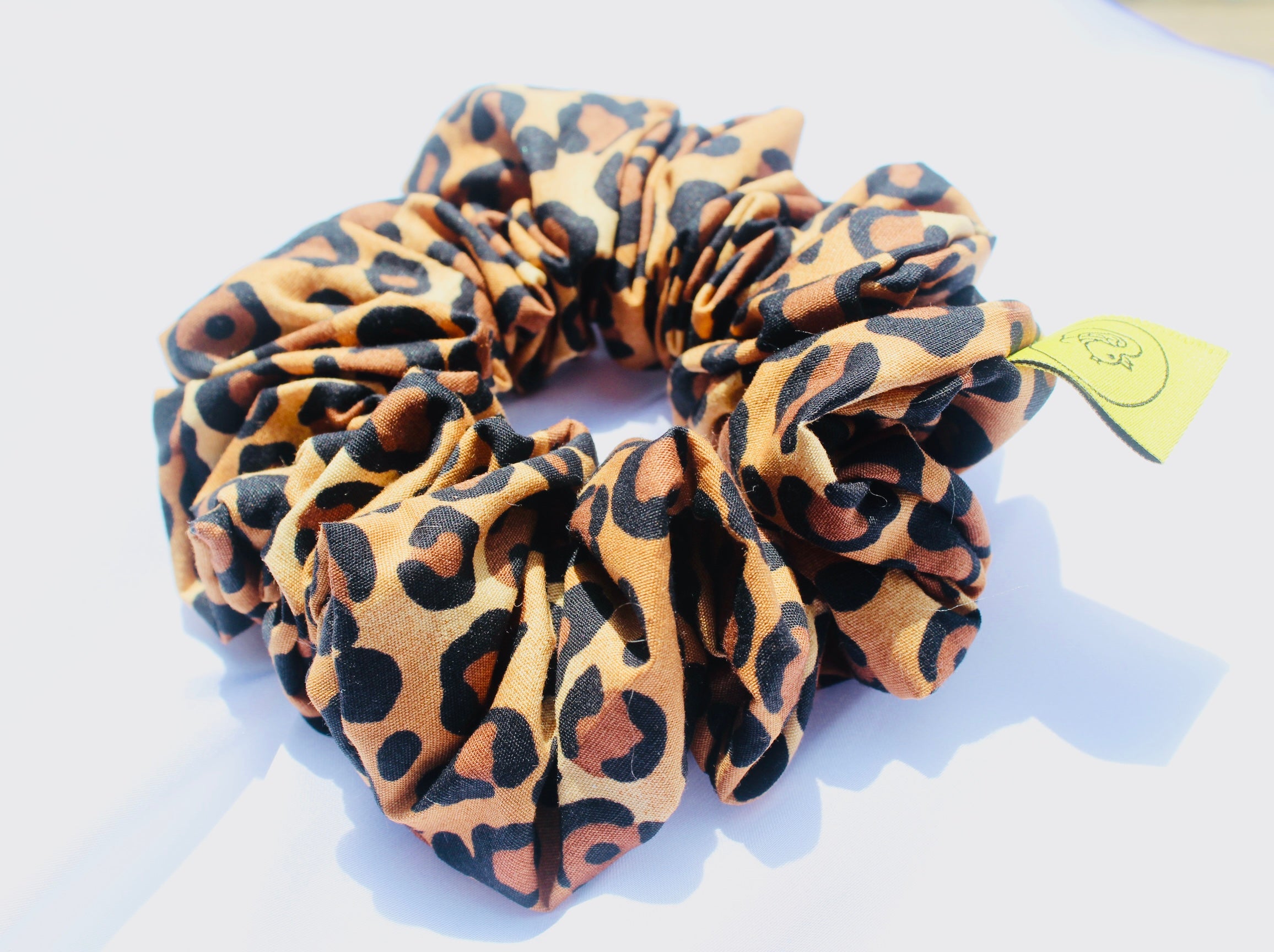 Bold Safari Hair Scrunchie