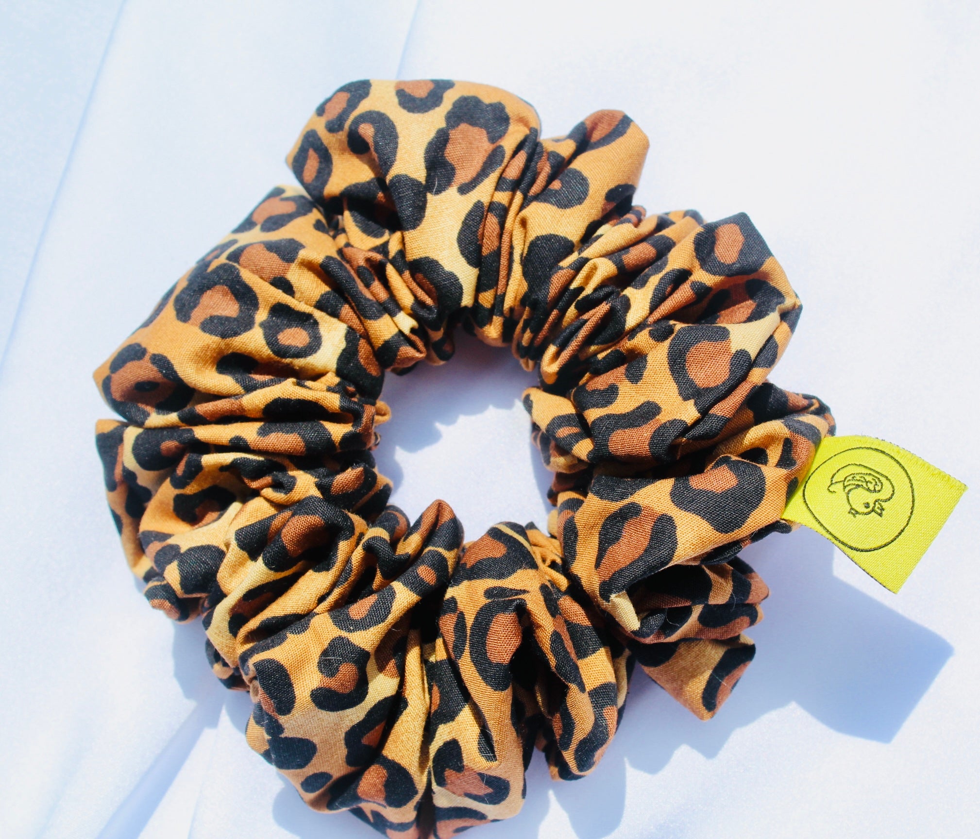 Bold Safari Hair Scrunchie