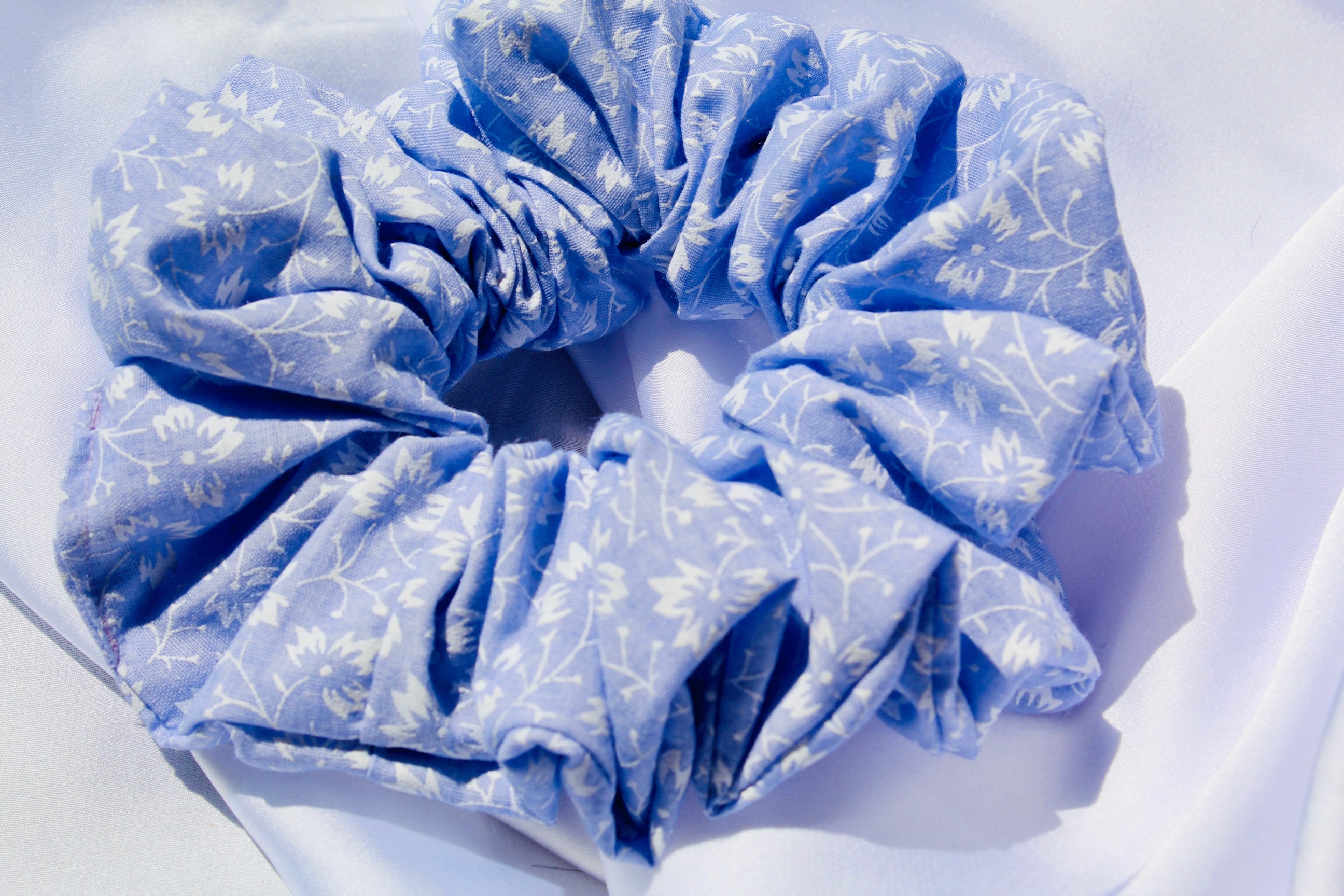 Iris Hair Scrunchie