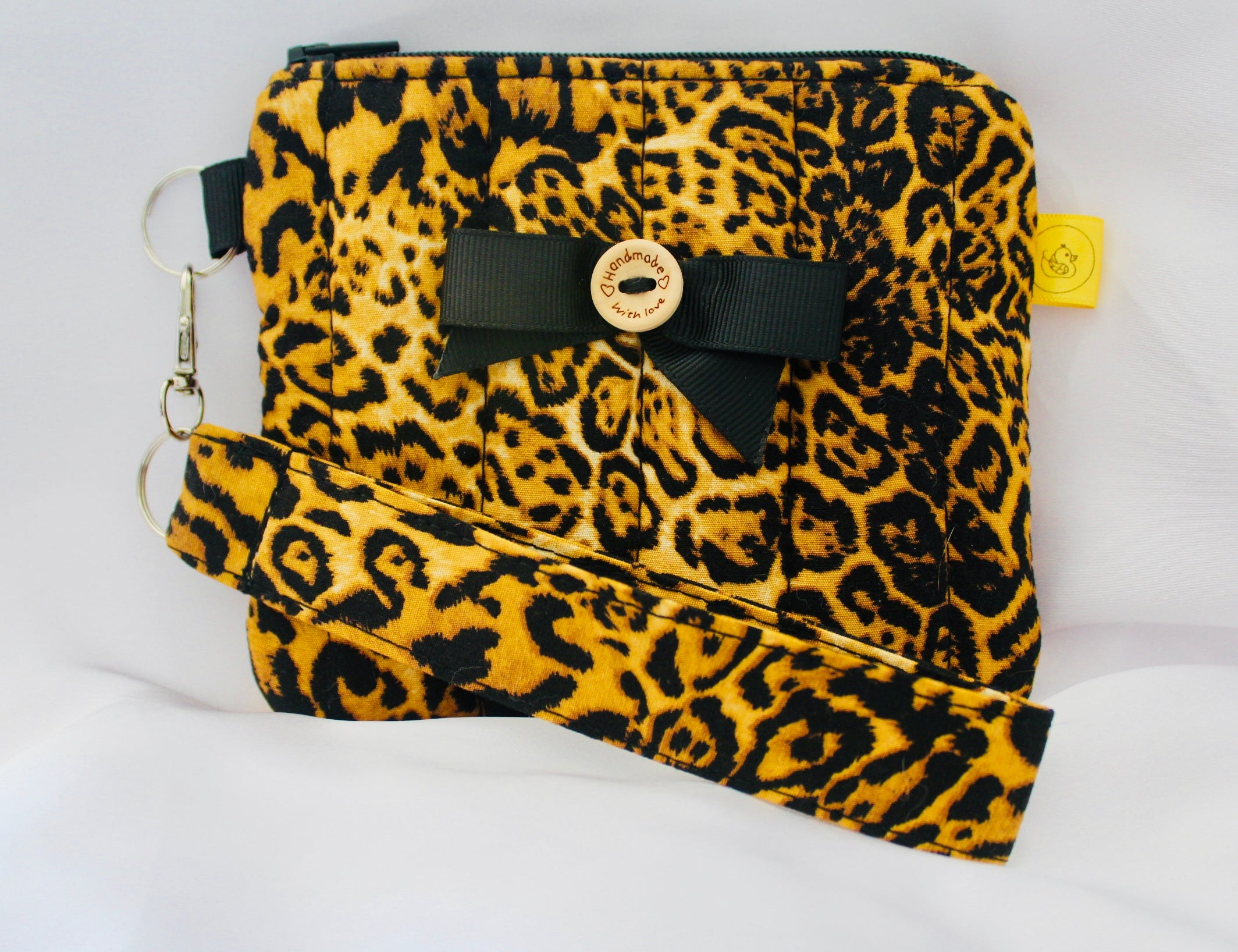 Leopard Print Purse and wrist strap