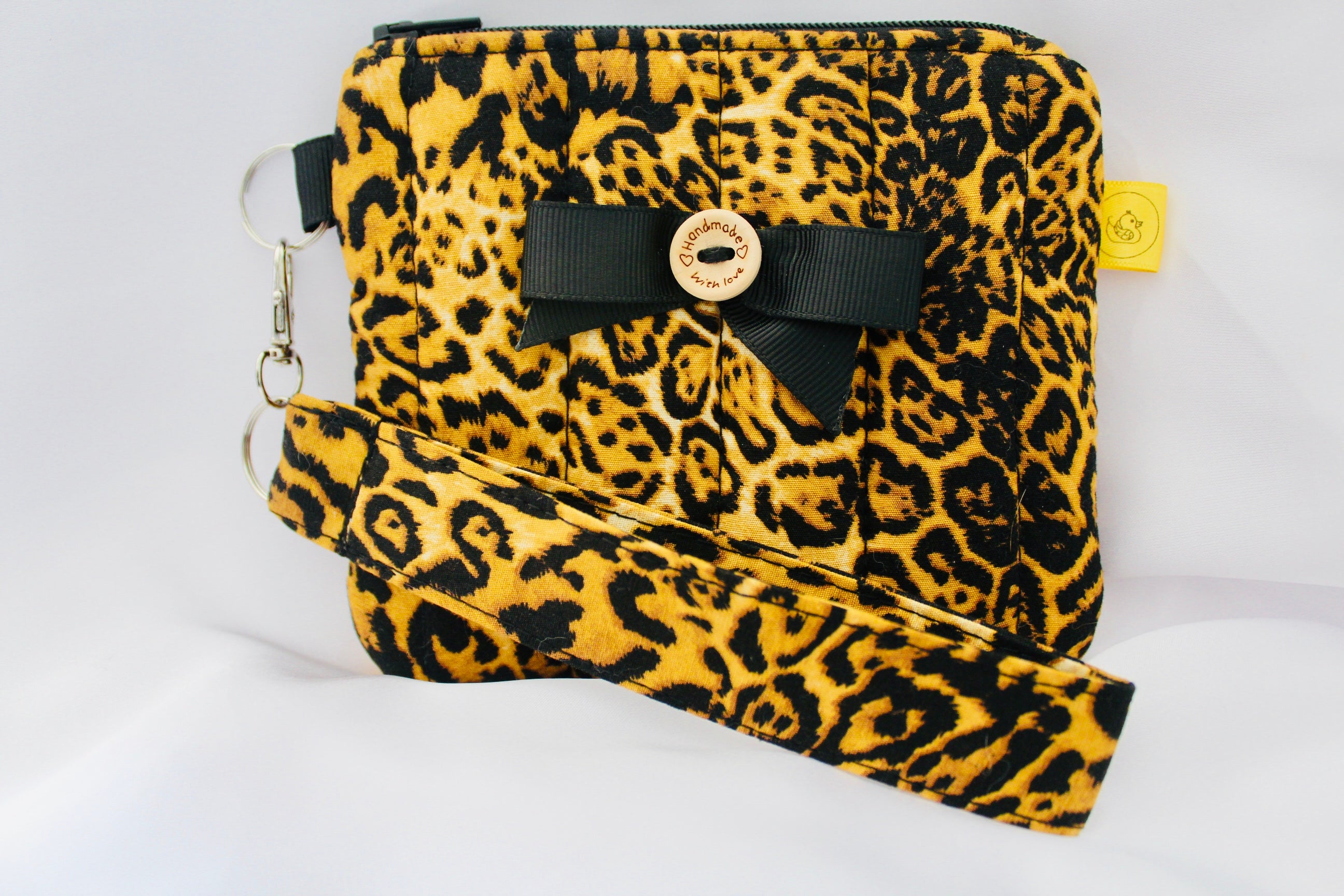 Leopard Print Purse and wrist strap