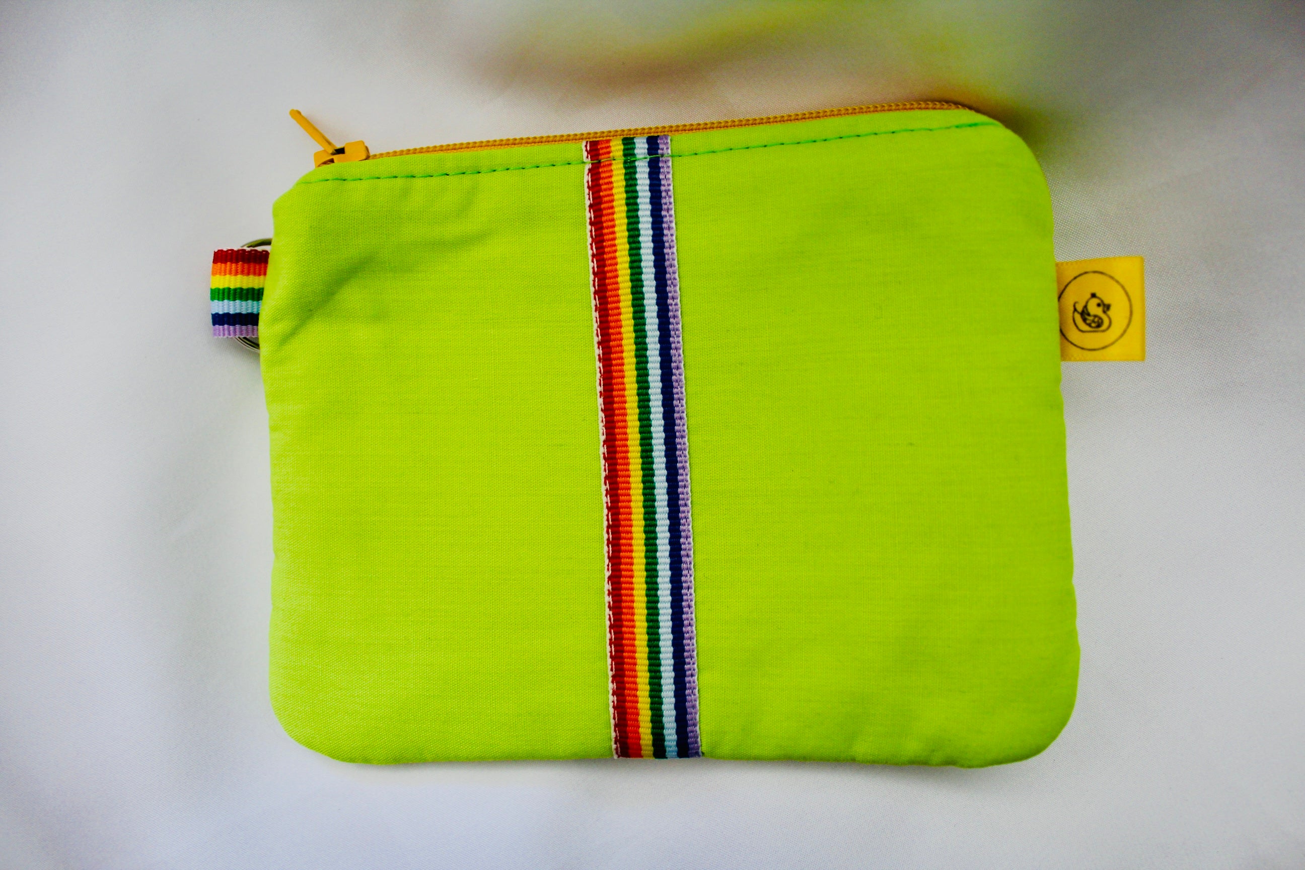 Neon Green Coin Purse