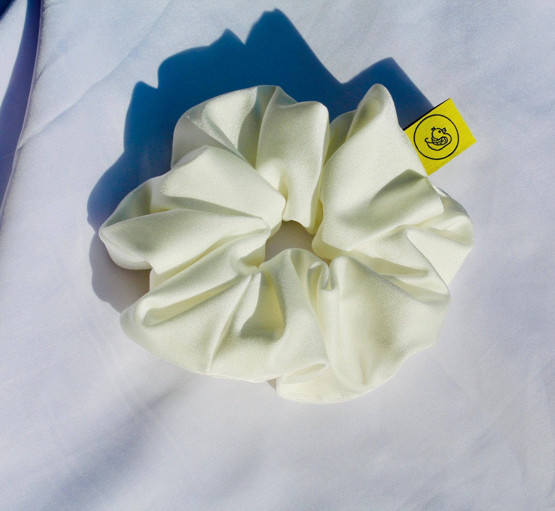 Cream Active Scrunchie