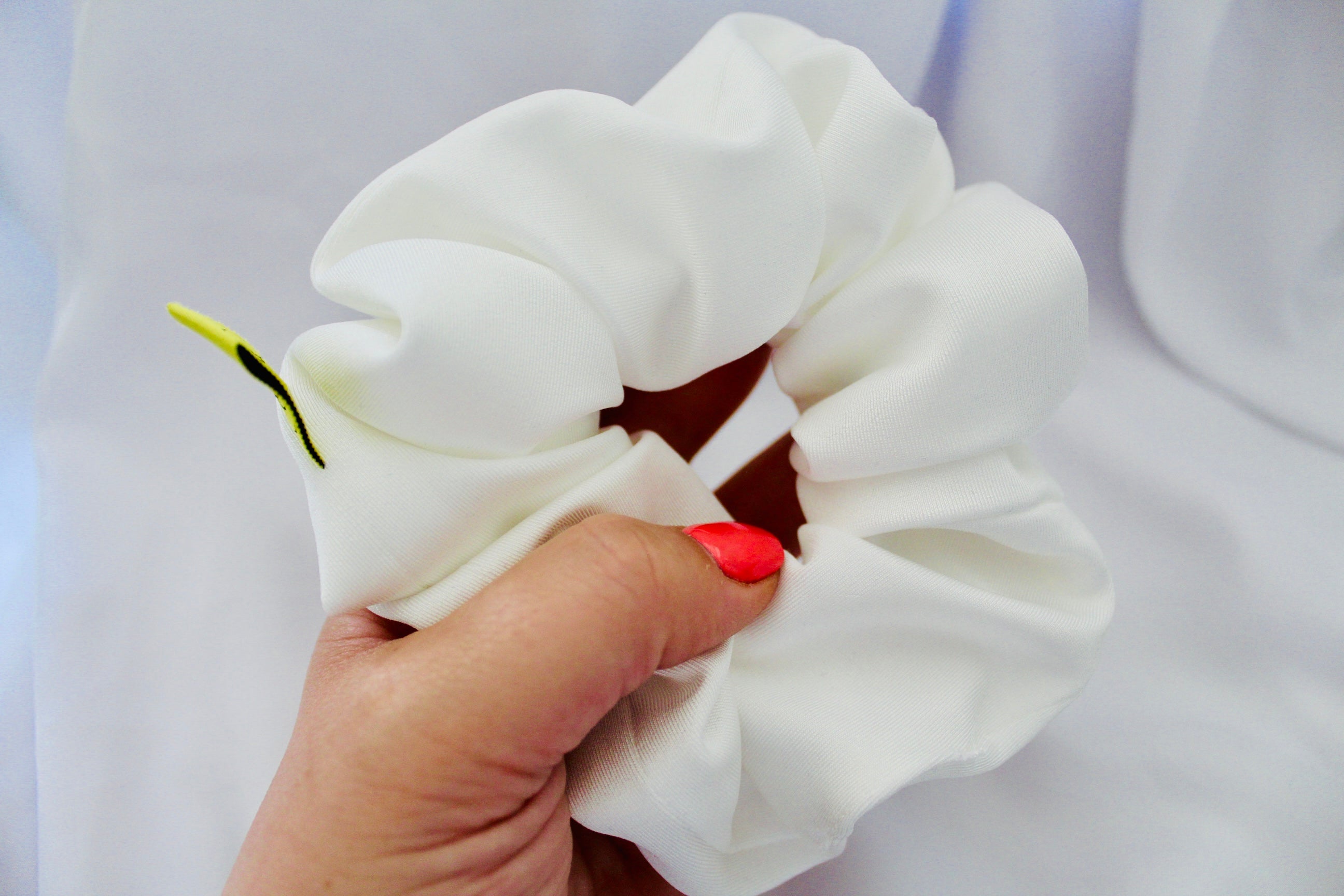 Cream Active Scrunchie