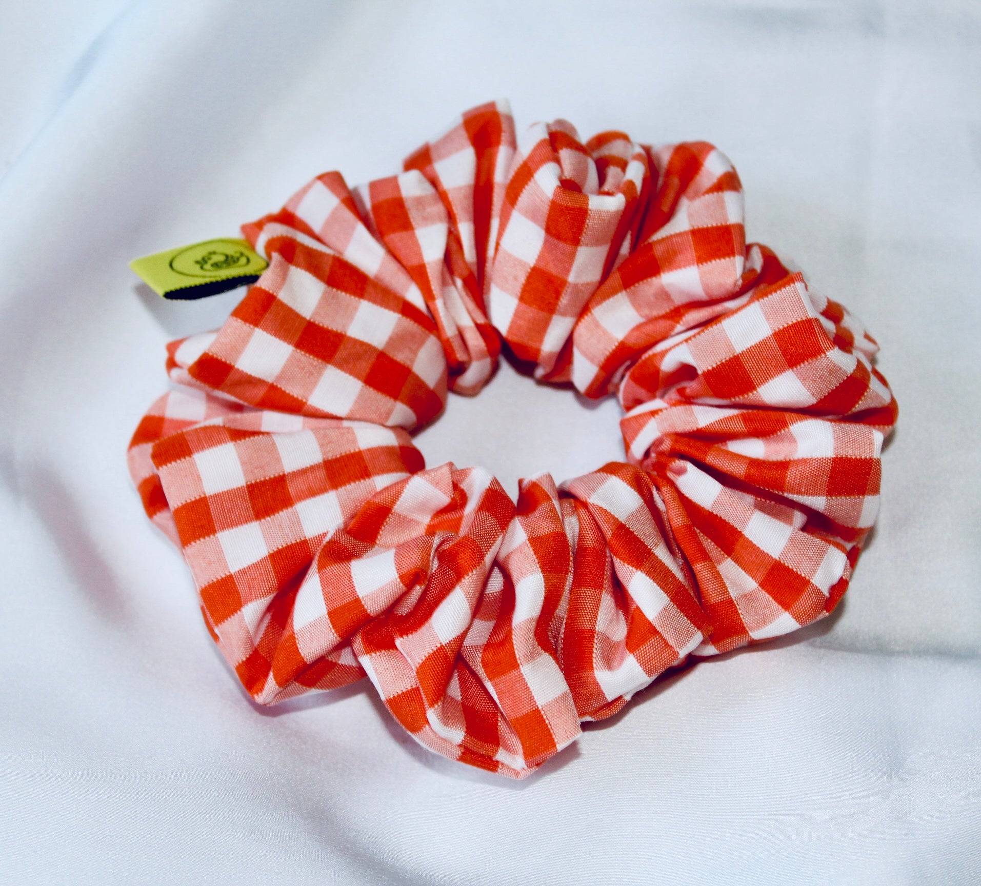 Orangeade Cotton Hair Scrunchie