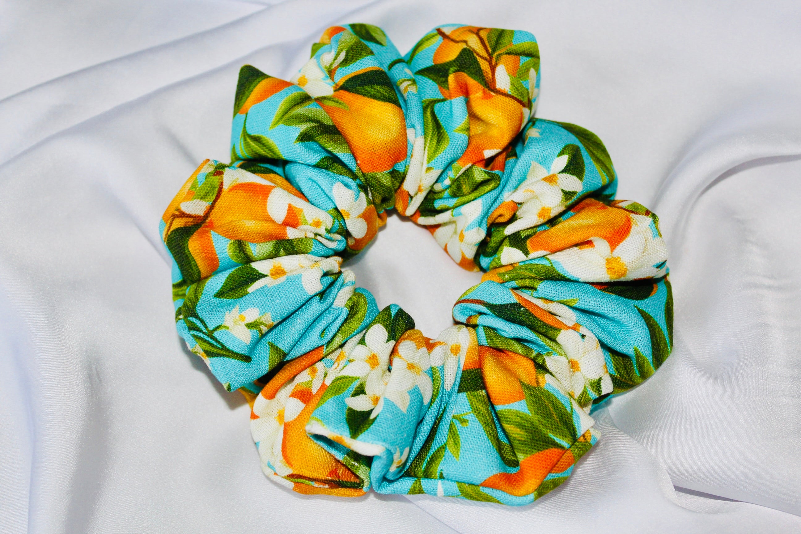 Seville Row Large hair scrunchie