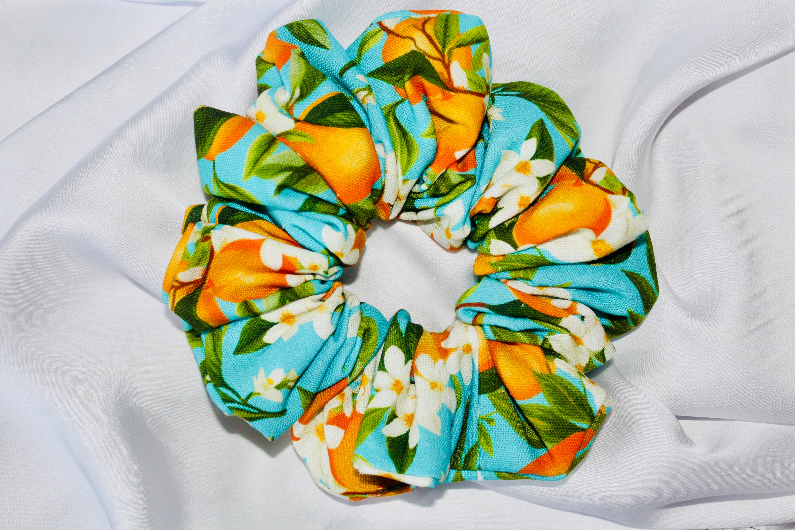 Seville Row Large hair scrunchie
