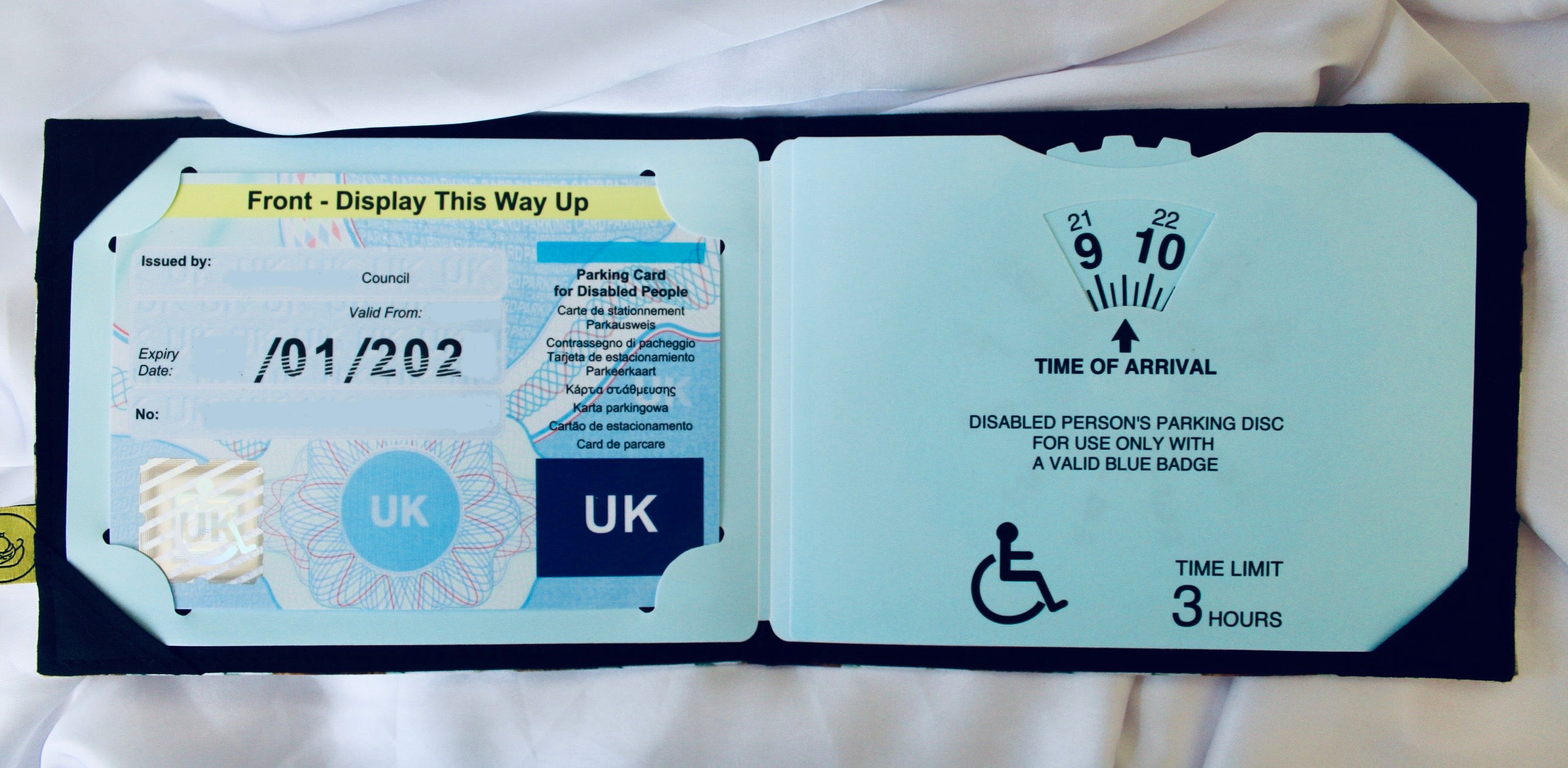 Rubber Ducks Disabled Badge Holder Booklet Style