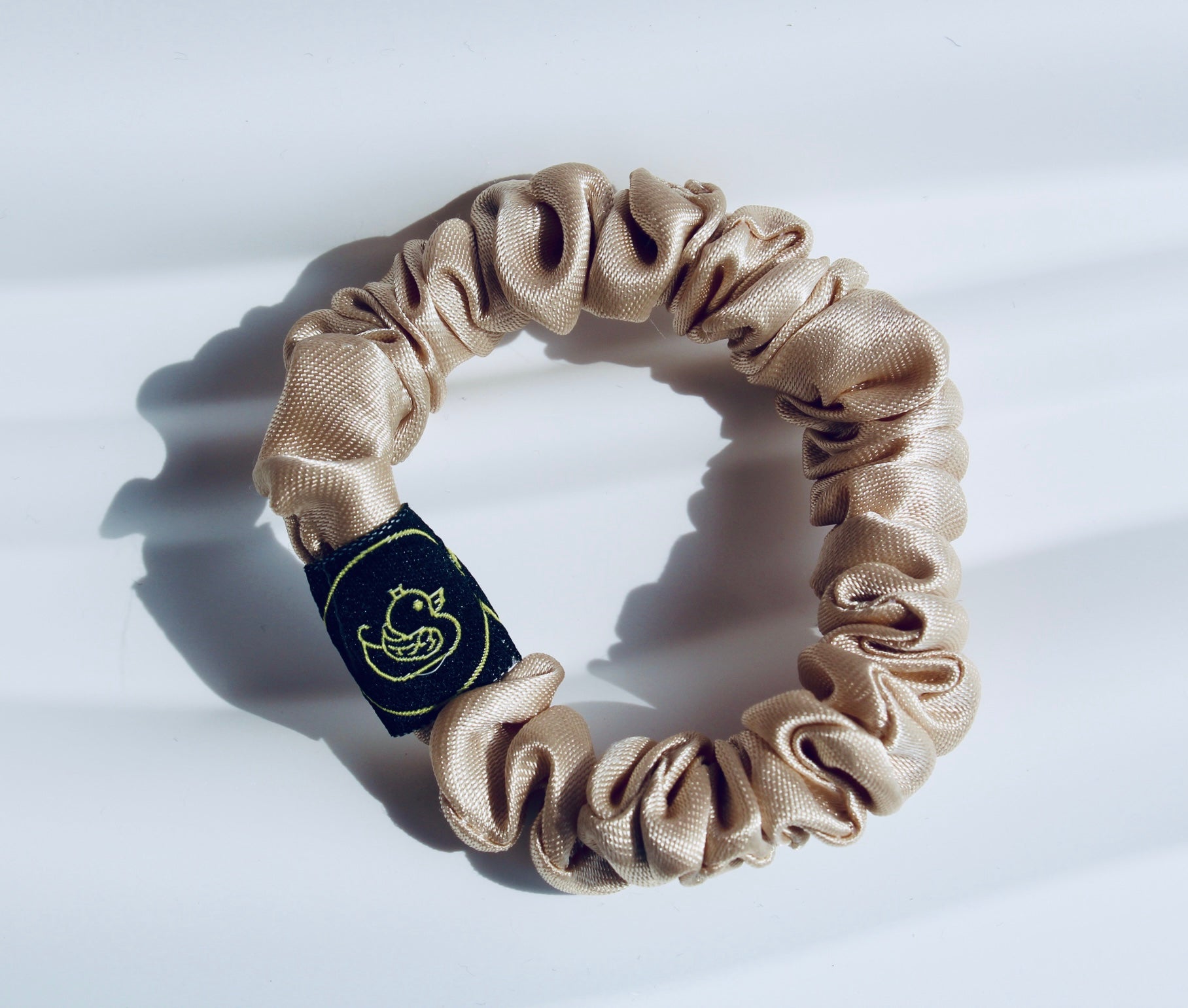 Antique Gold Super Skinny Hair Scrunchie