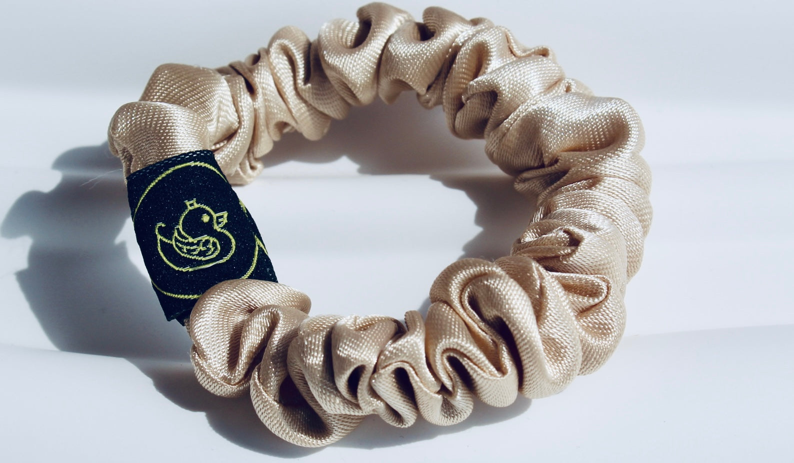 Antique Gold Super Skinny Hair Scrunchie