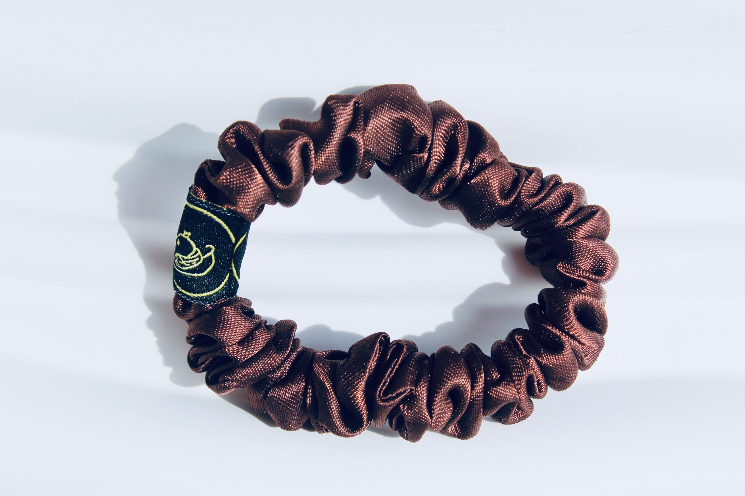 Chocolate Brown Super Skinny Hair Scrunchie