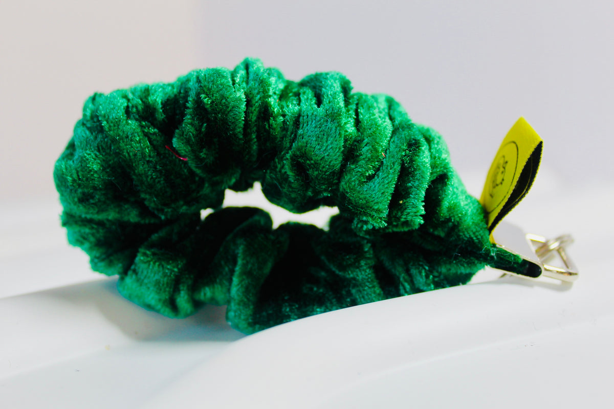 Green Velvet Scrunkey