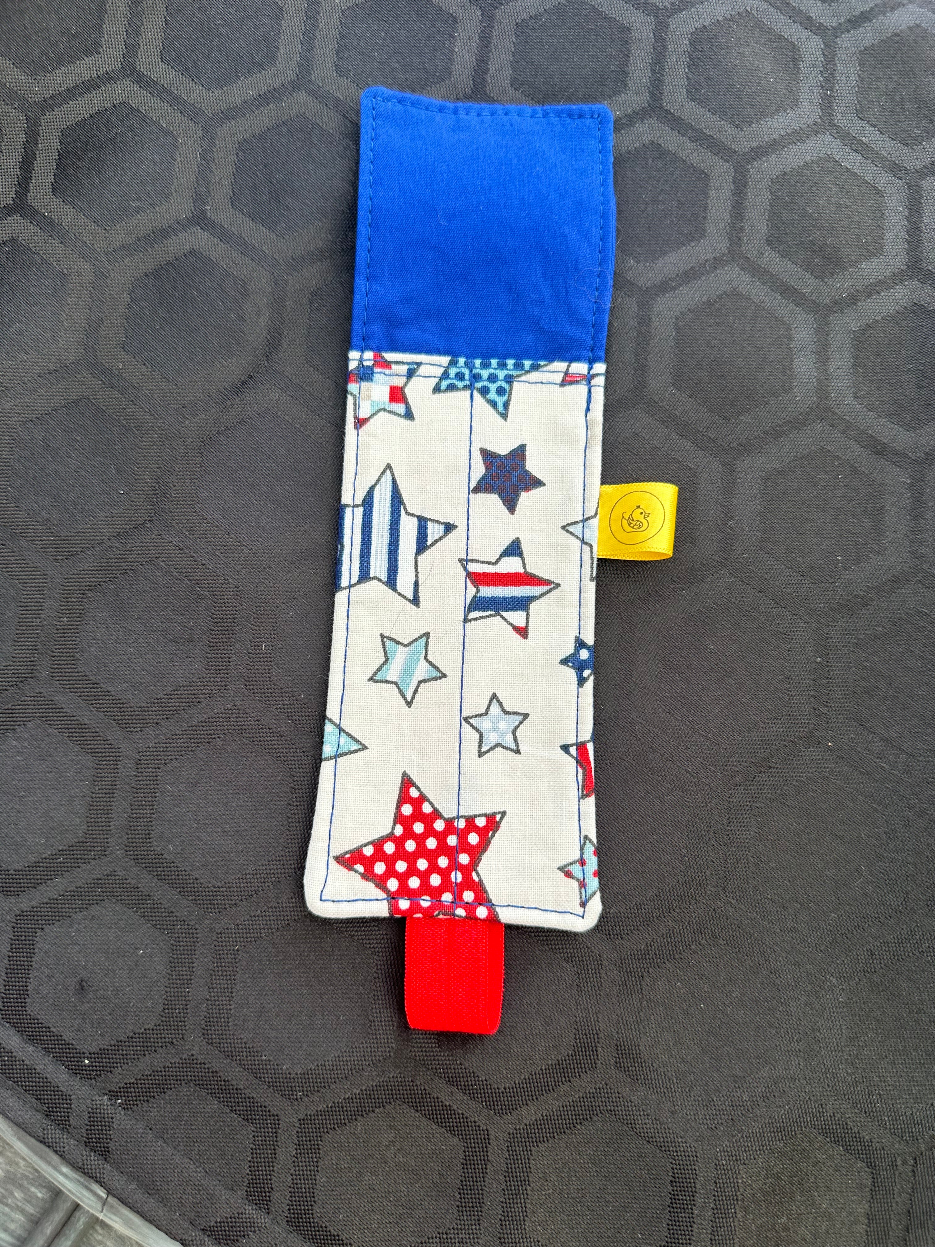 Stars Elastic Notebook Double Pen Holder