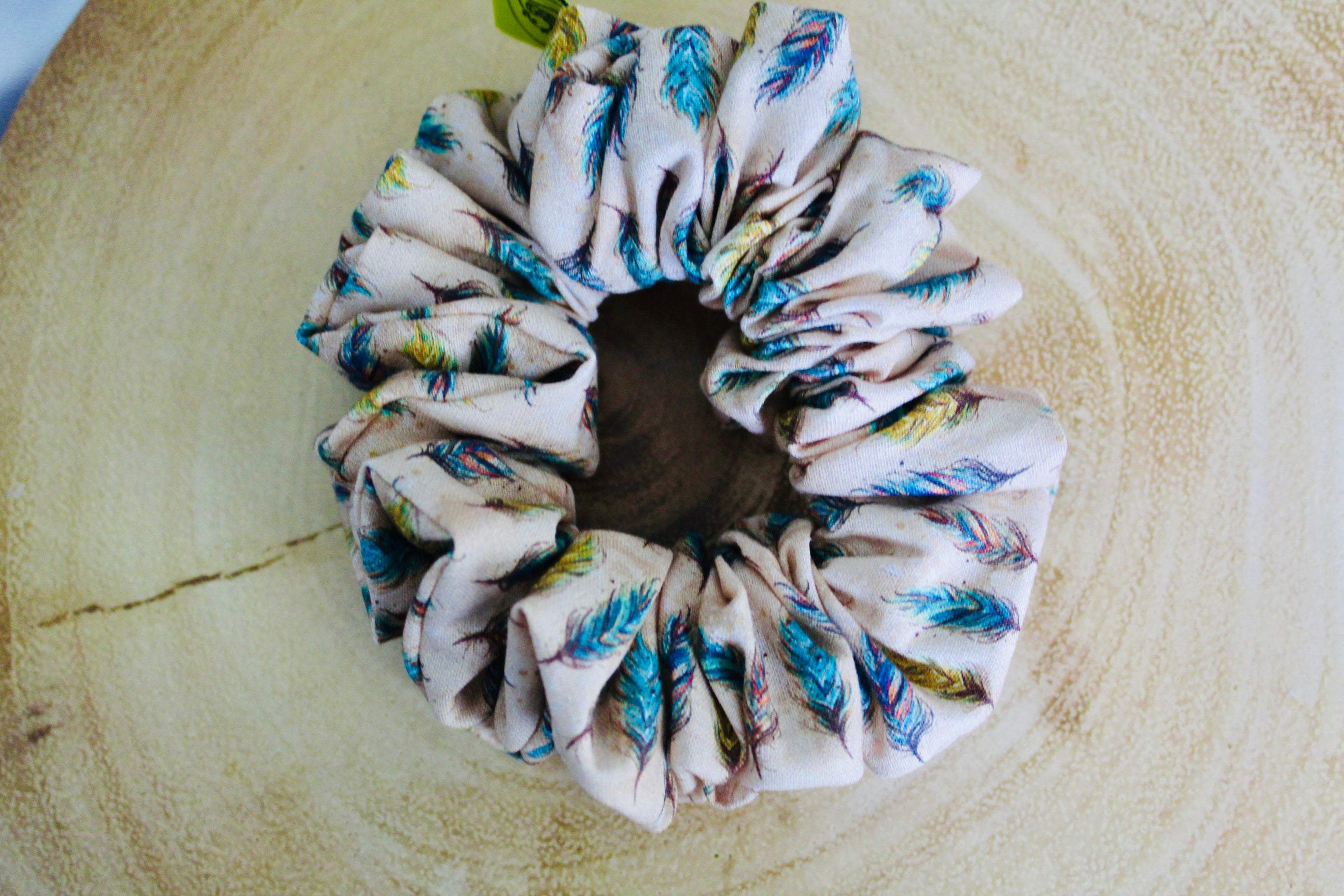 Light as a feather Large hair scrunchie