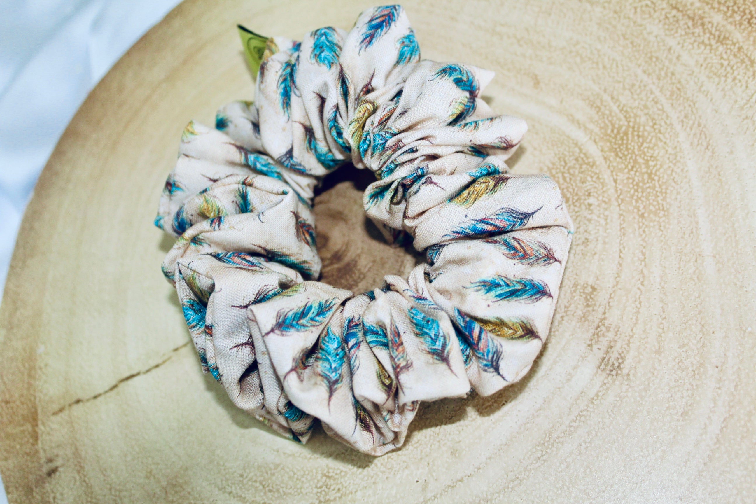 Light as a feather Large hair scrunchie