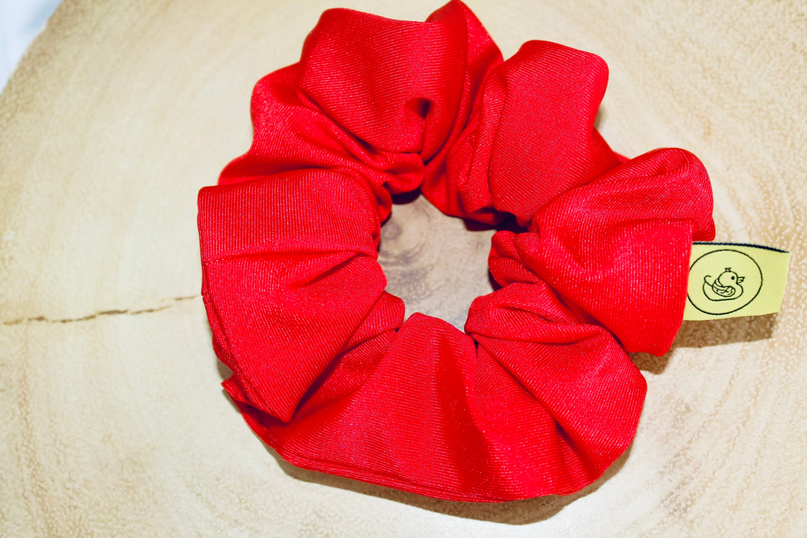 Red Large Active Scrunchie