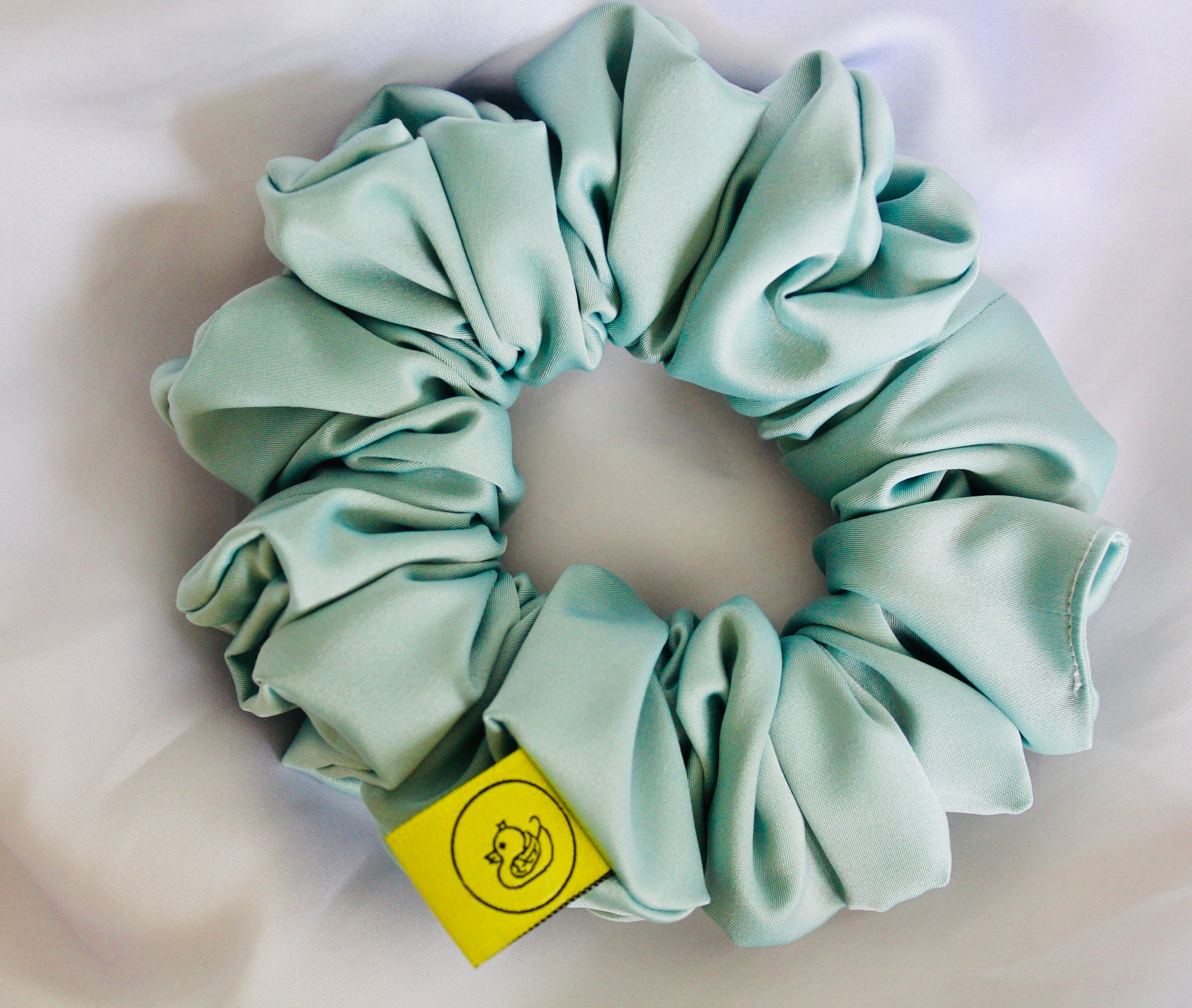Mint Cloud Large hair scrunchie