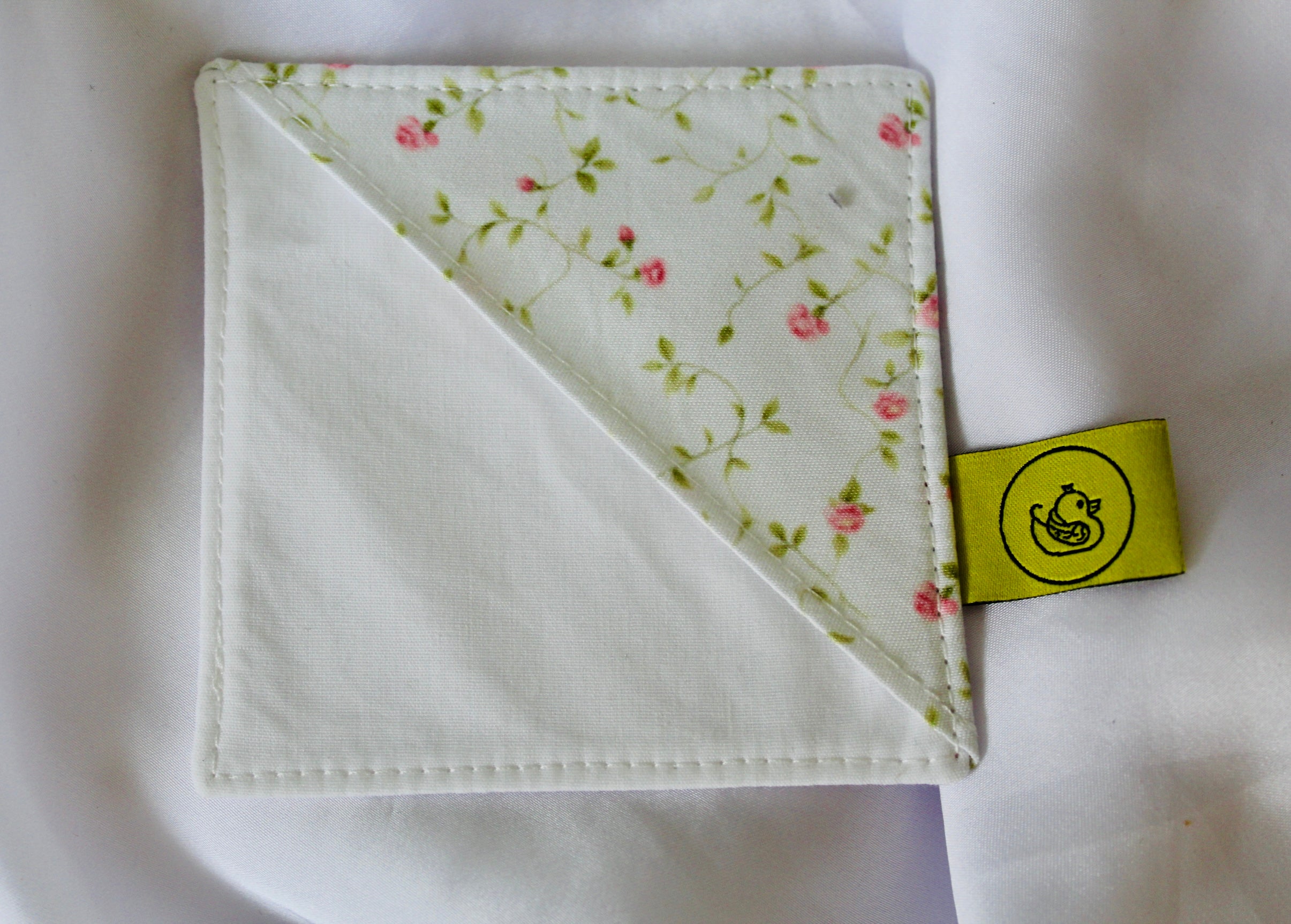 White floral Bookmark