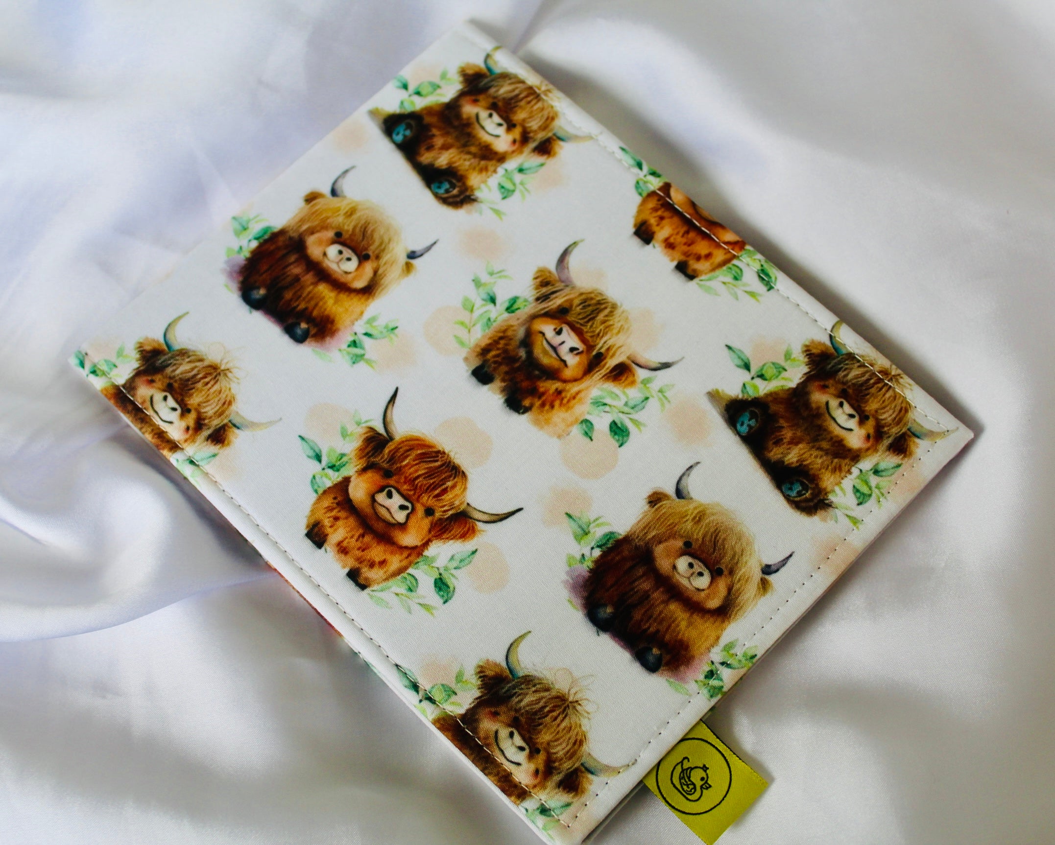 Highland Cow Disabled Badge Holder