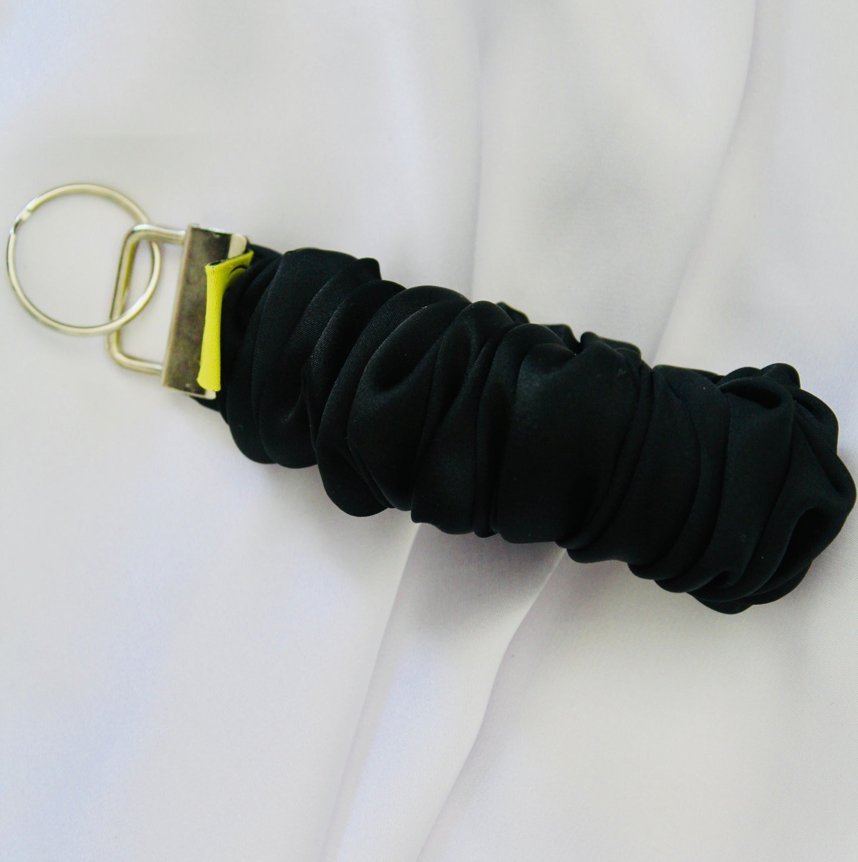 Black satin Scrunkey