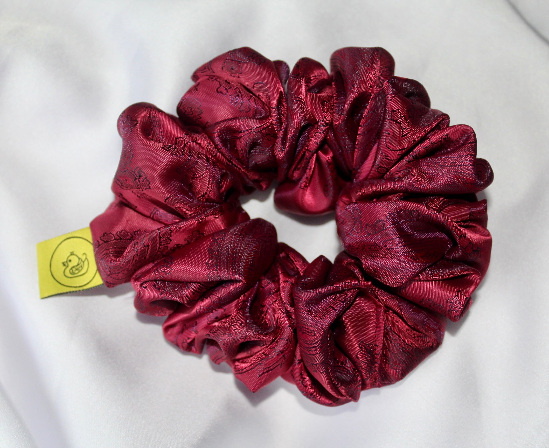 Electric Avenue Large Satin Hair Scrunchie