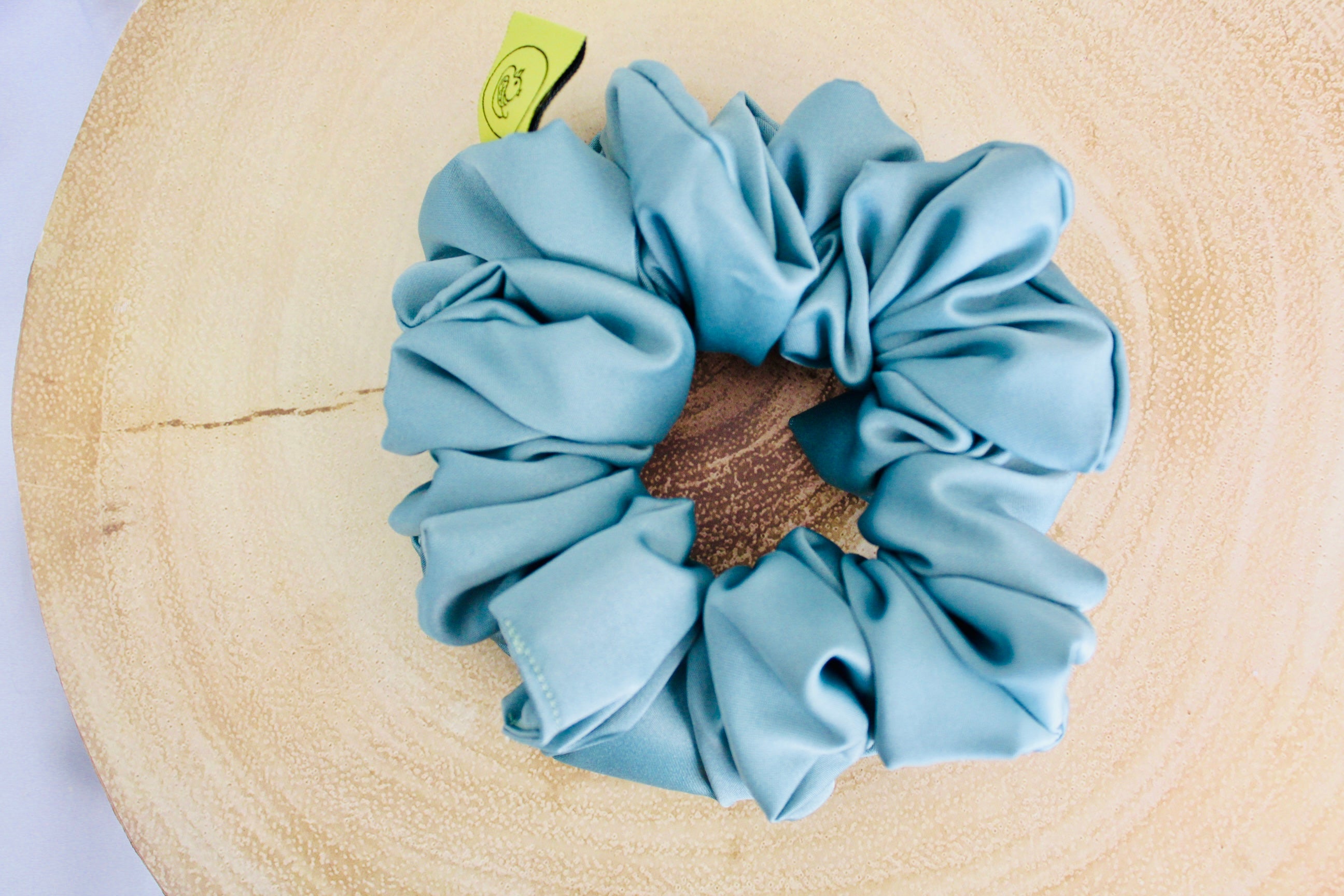 Jade Large hair scrunchie
