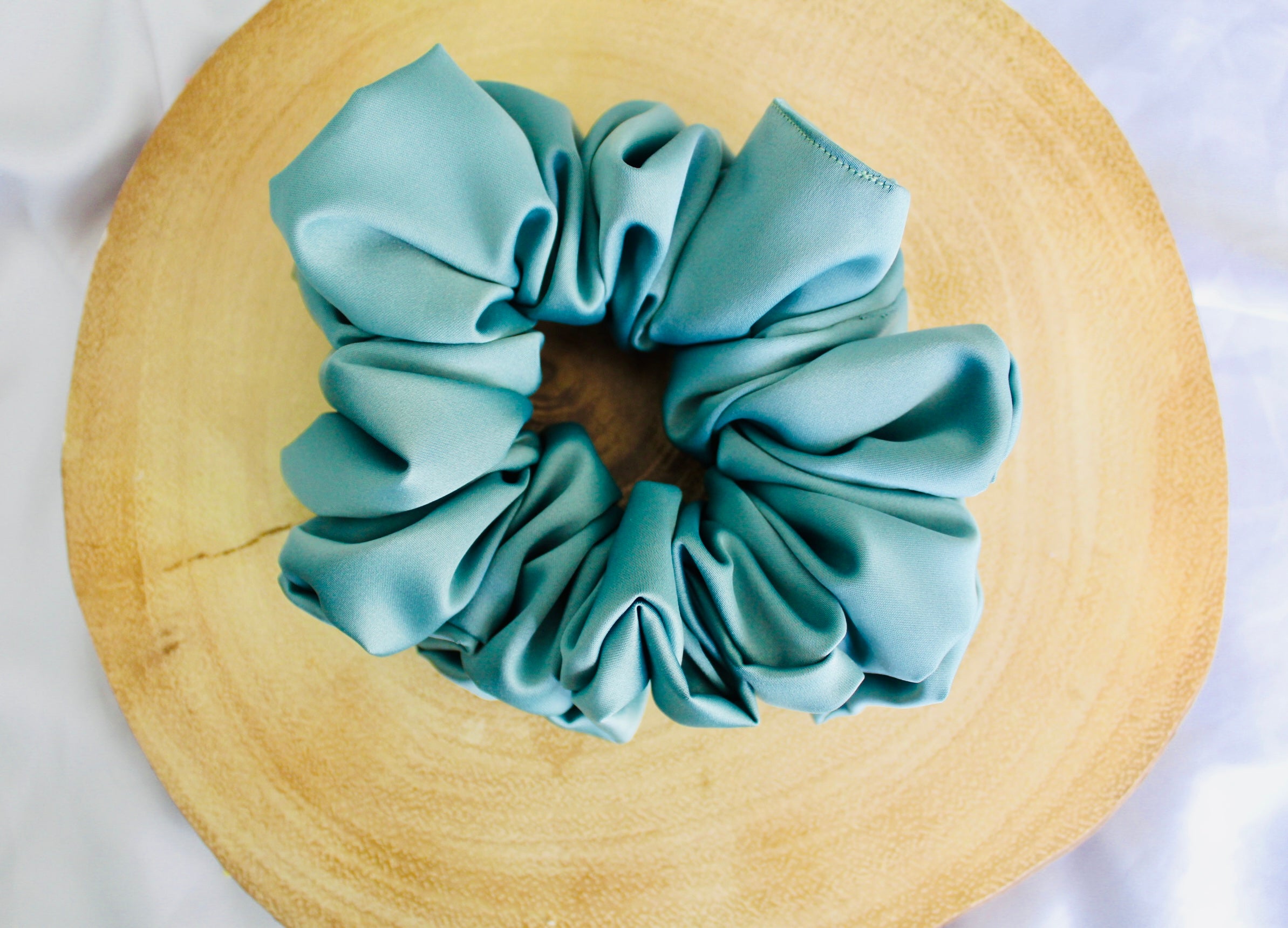 Jade XL Hair scrunchie
