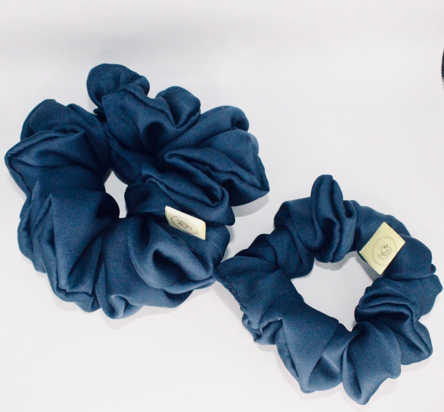 Navy Blue Satin