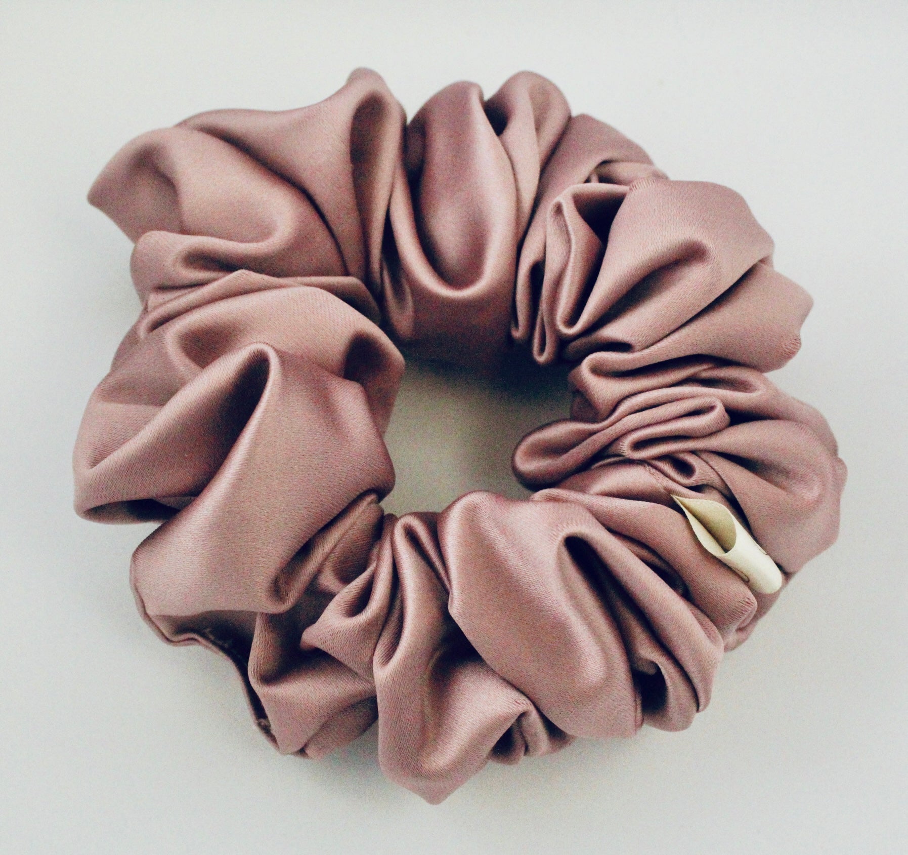 Dusty Pink Satin Hair scrunchie