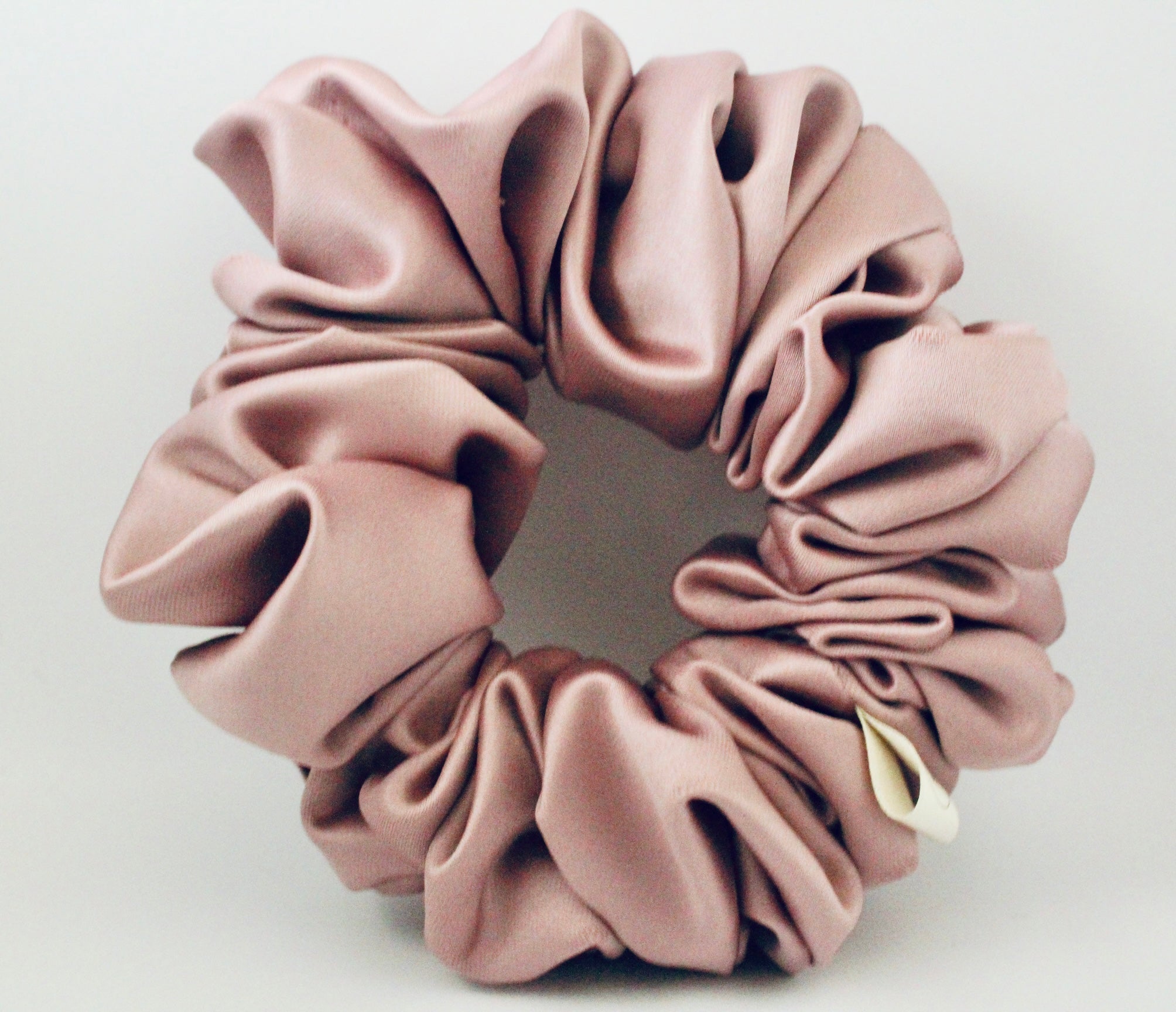 Dusty Pink Satin Hair scrunchie