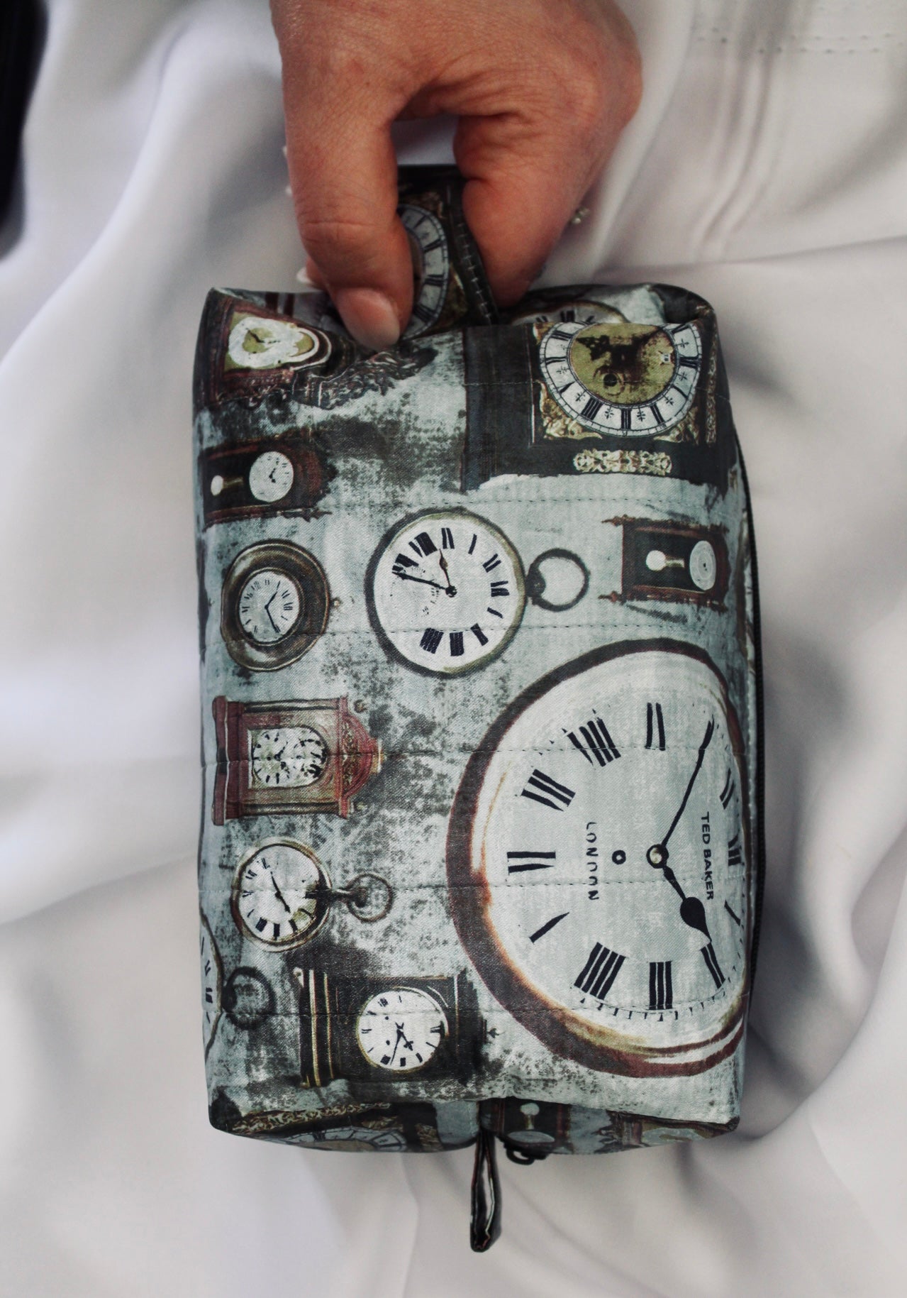 A Stitch in Time Box cosmetic makeup bag Medium