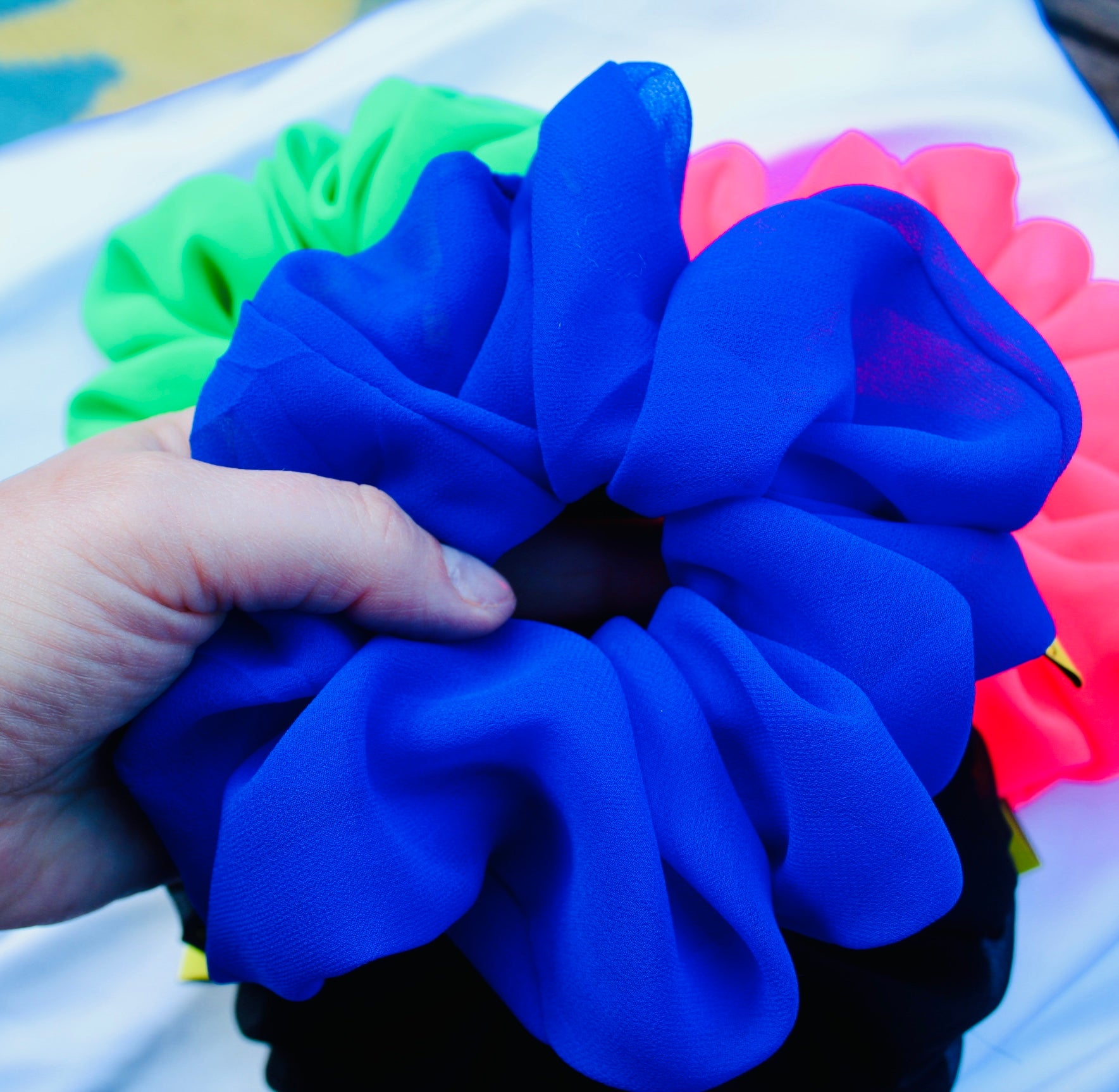 Kate Chiffon XL hair scrunchie