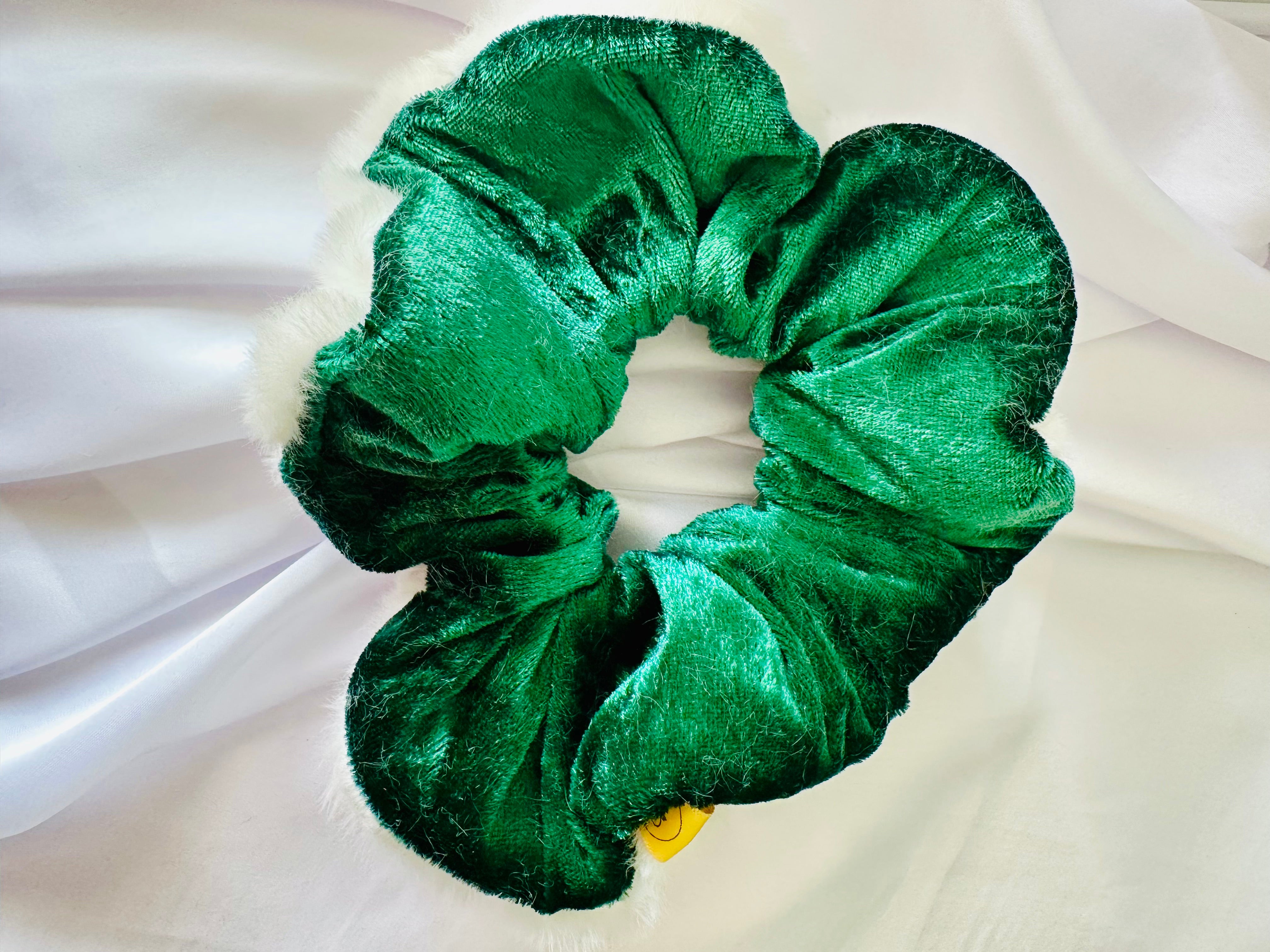 Elf inspired Christmas Scrunchie