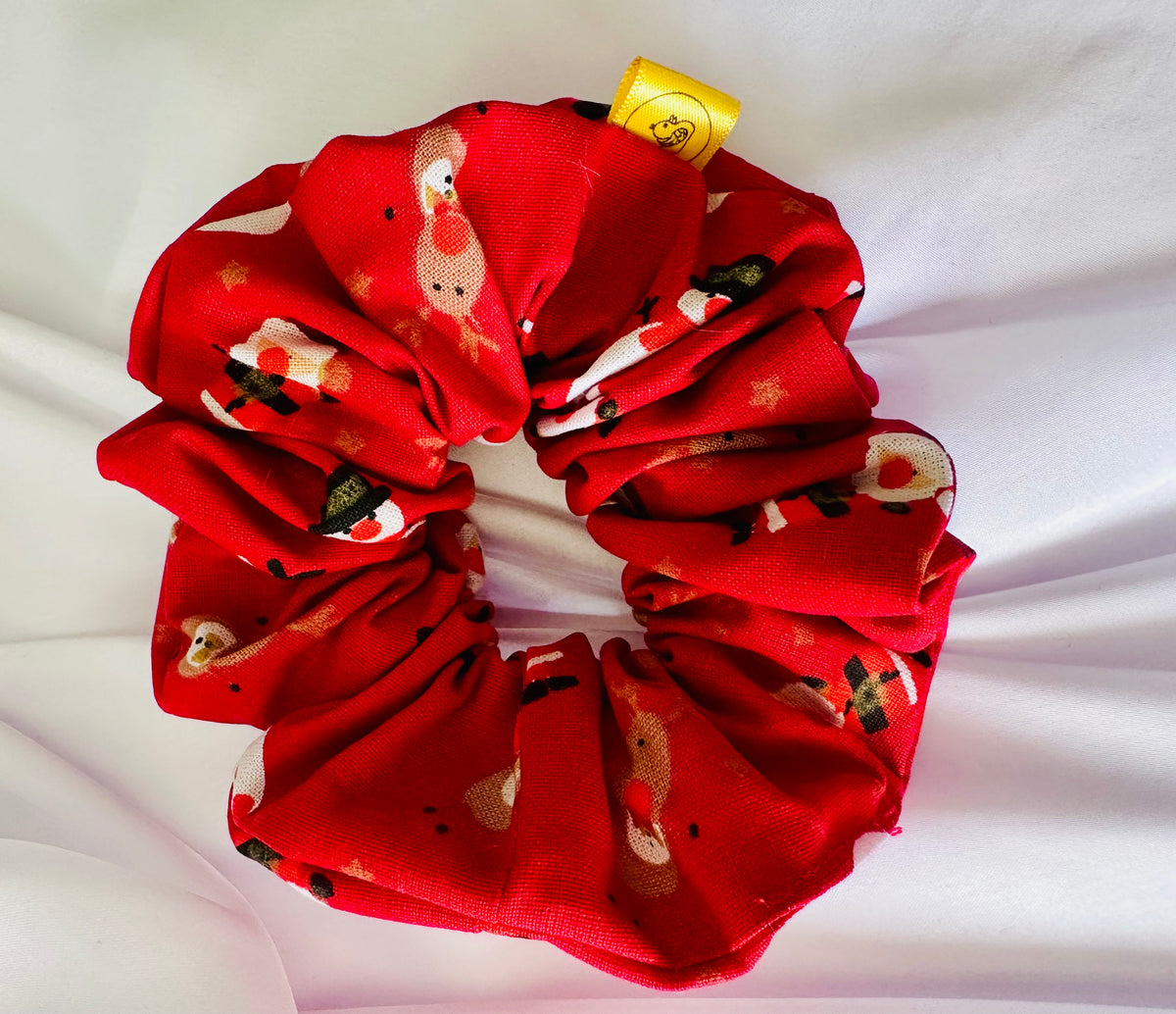 Red Christmas Hair Scrunchie