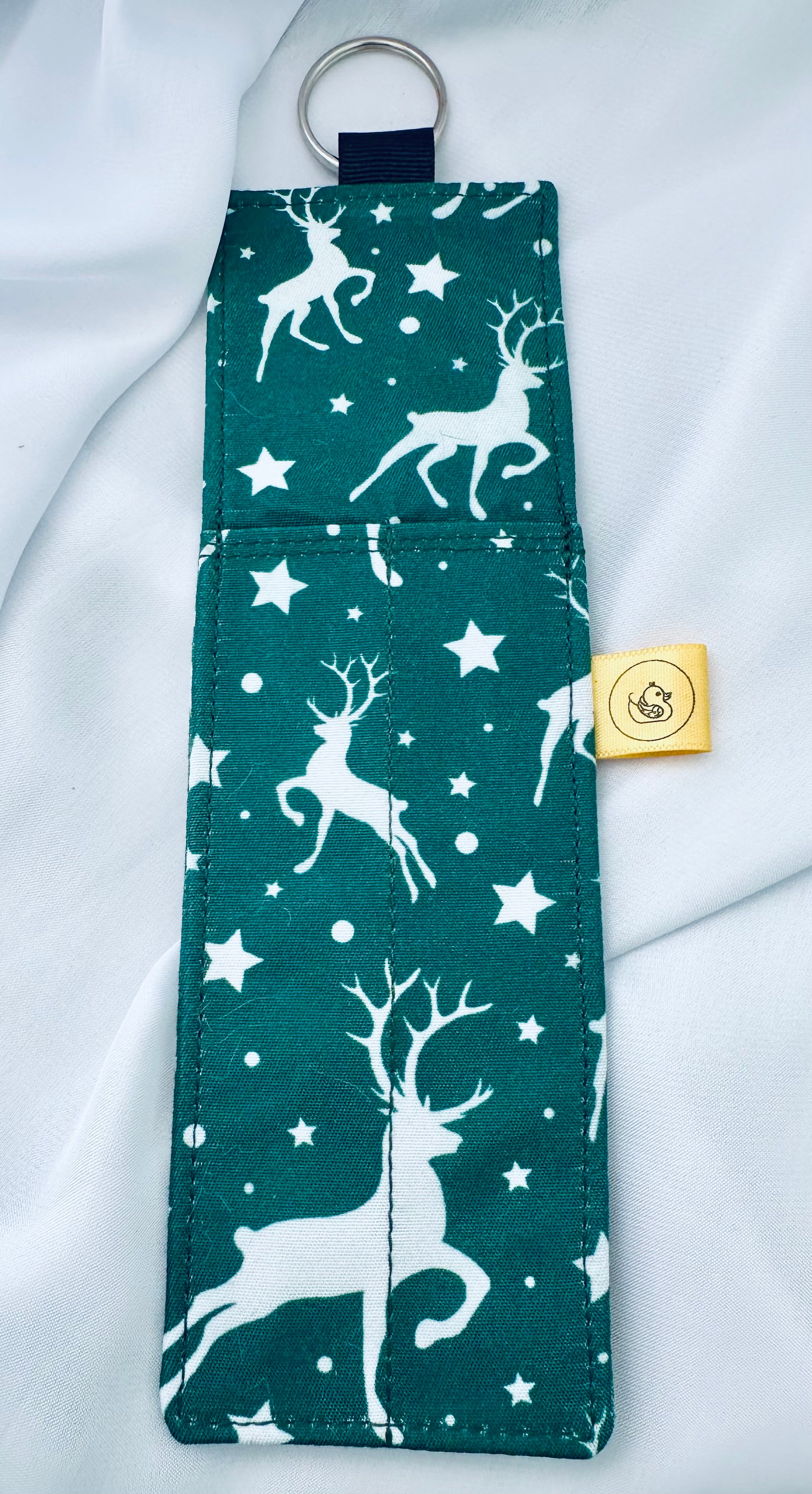 Green Stag Landyard Double Pen Holder