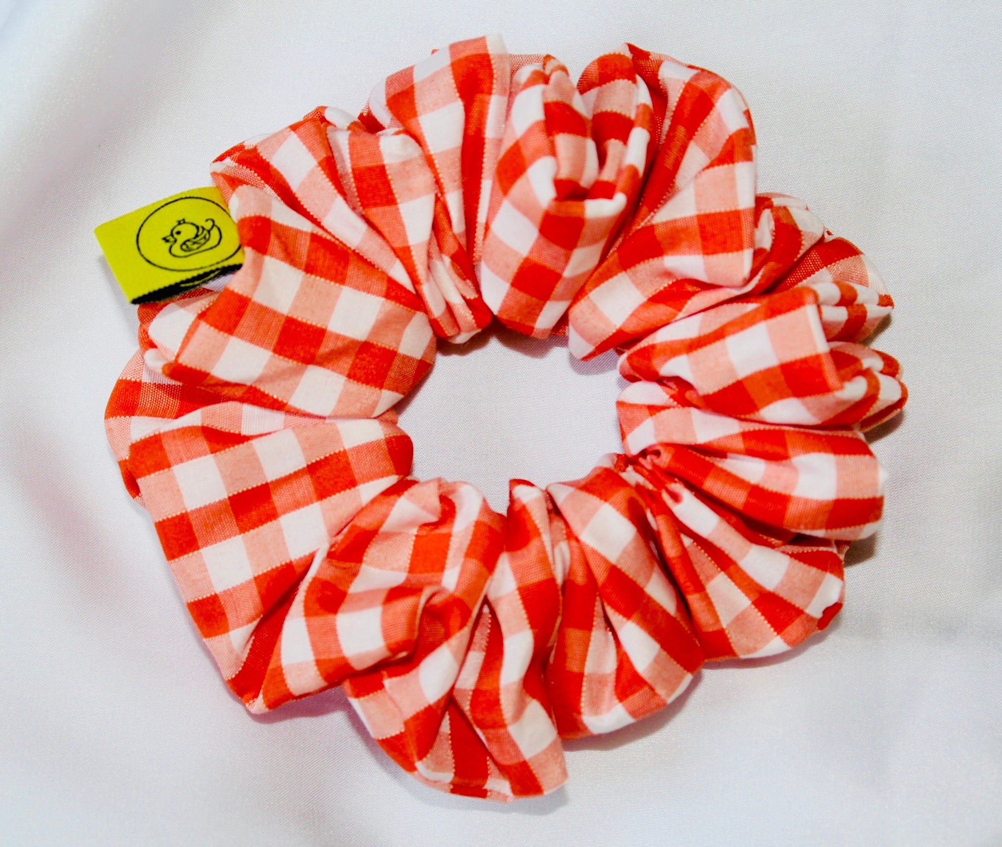 Orangeade Cotton Hair Scrunchie