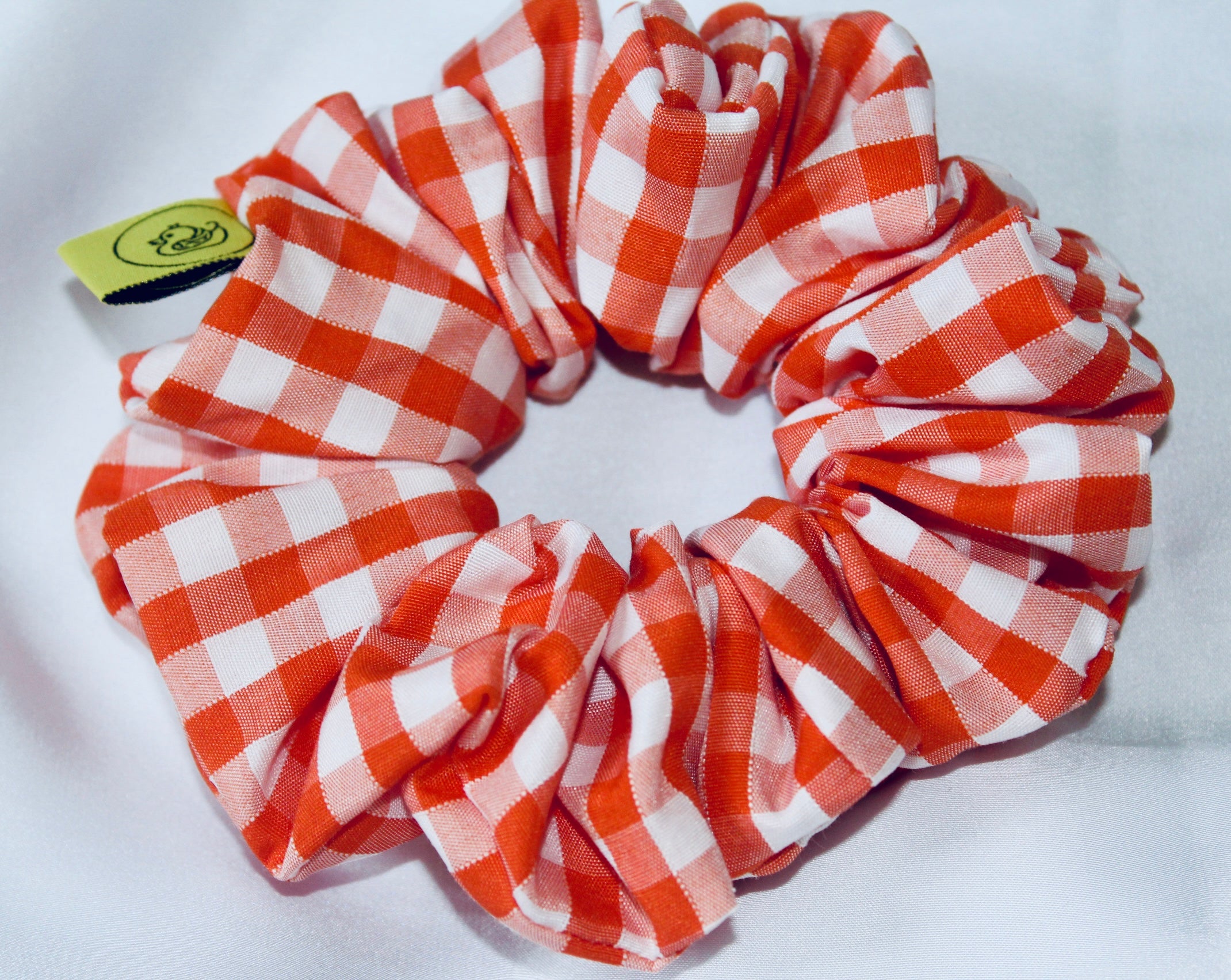 Orangeade Cotton Hair Scrunchie