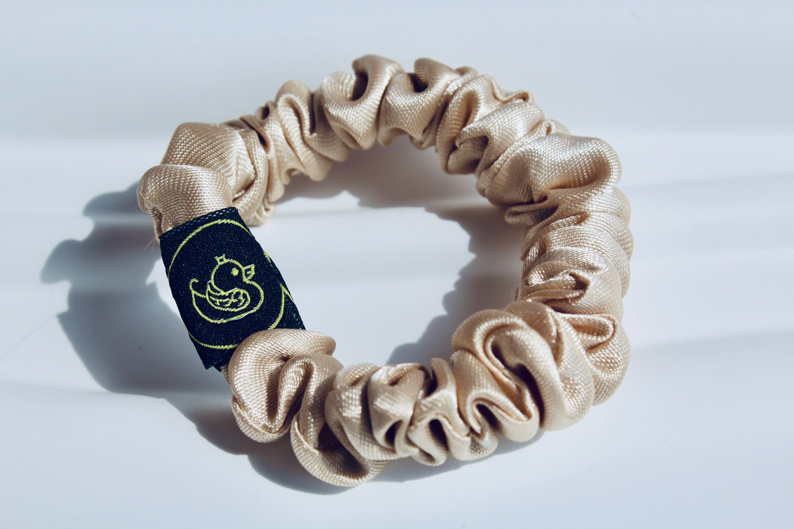 Antique Gold Super Skinny Hair Scrunchie