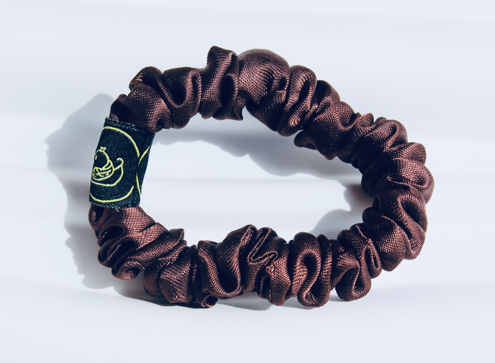 Chocolate Brown Super Skinny Hair Scrunchie